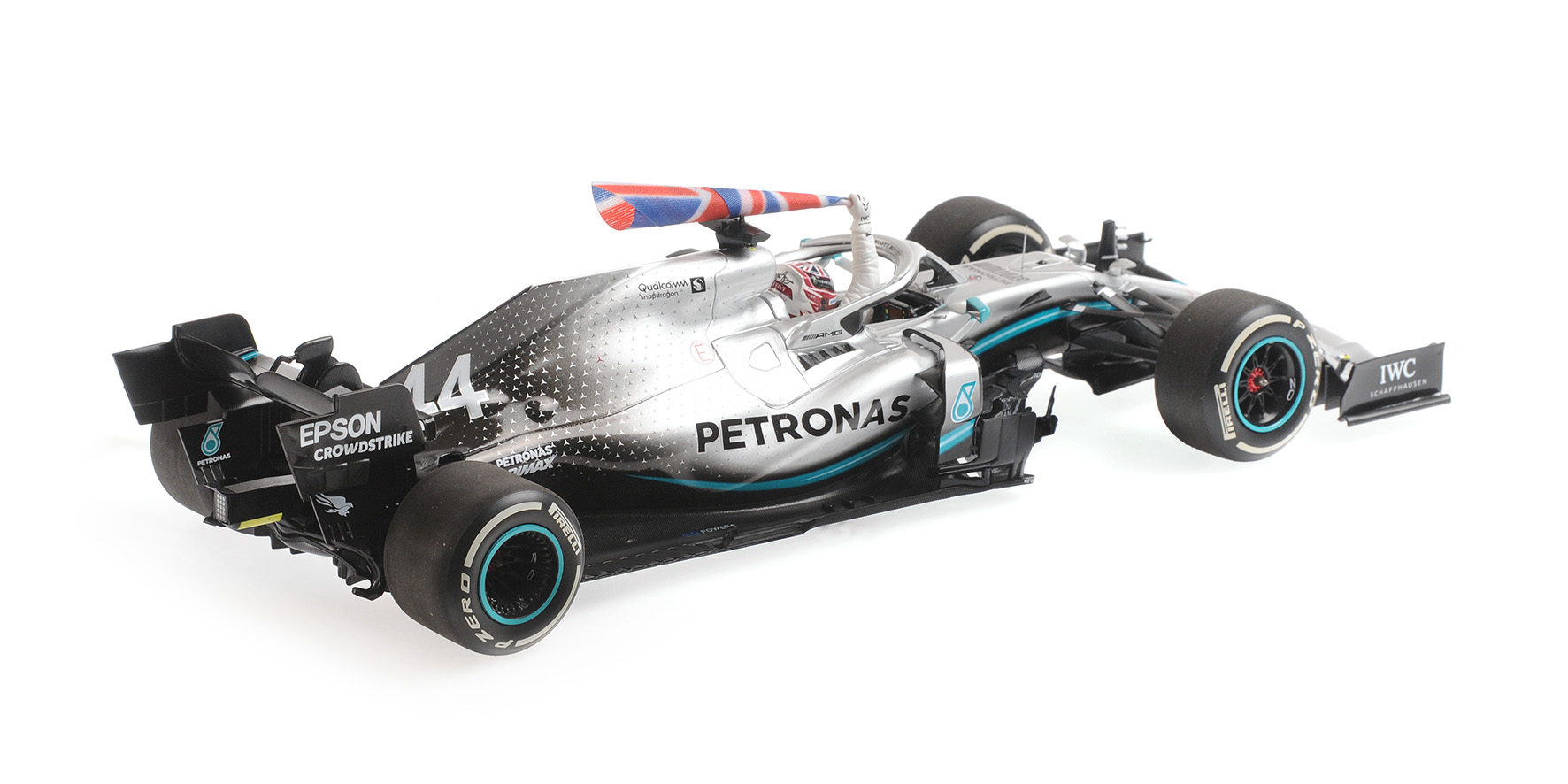 MERCEDES-AMG PETRONAS MOTORSPORT F1 W10 EQ POWER+ - LEWIS HAMILTON - WINNER BRITISH GP 2019