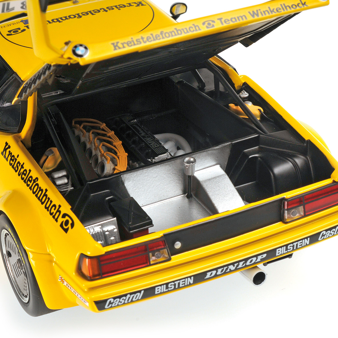 BMW M1 PROCAR - KREISTELEFONBUCH TEAM WINKELHOCK - CLAY REGAZZONI - DRM NORISRING 1979