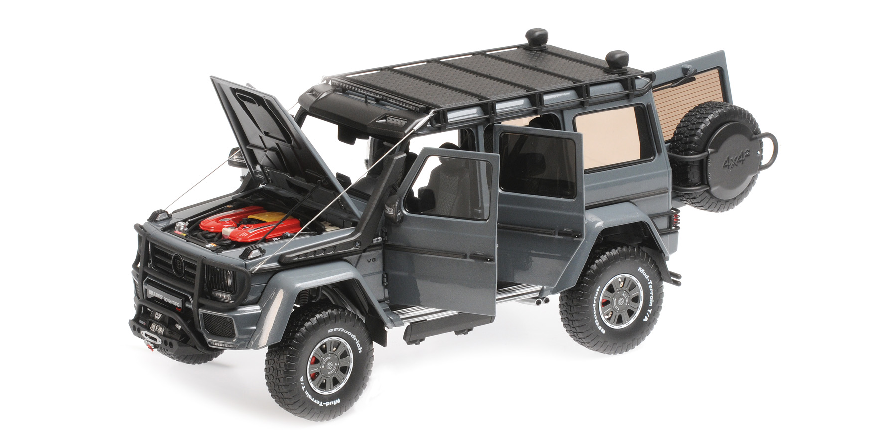 BRABUS 550 ADVENTURE MERCEDES-BENZ G 500 4x4² - MATEL GREY