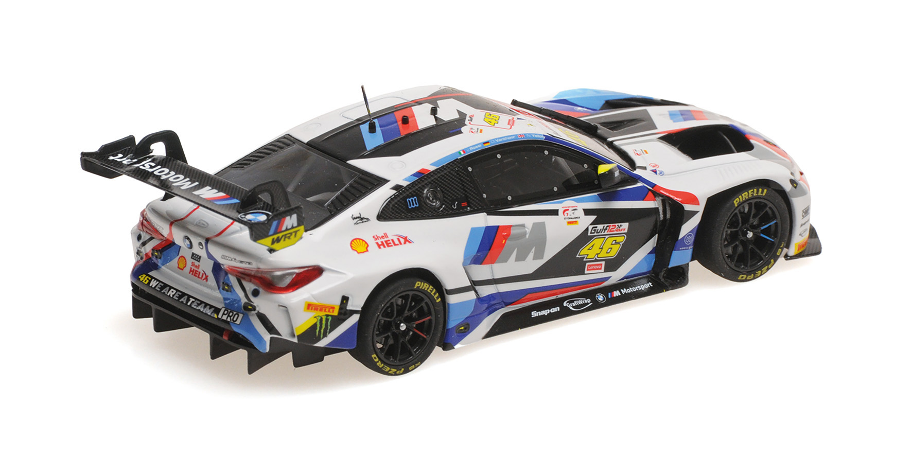 BMW M4 GT3 – TEAM WRT - ROSSI/VANTHOOR/YELLOLY – GULF 12 H ABU DHABI 2023