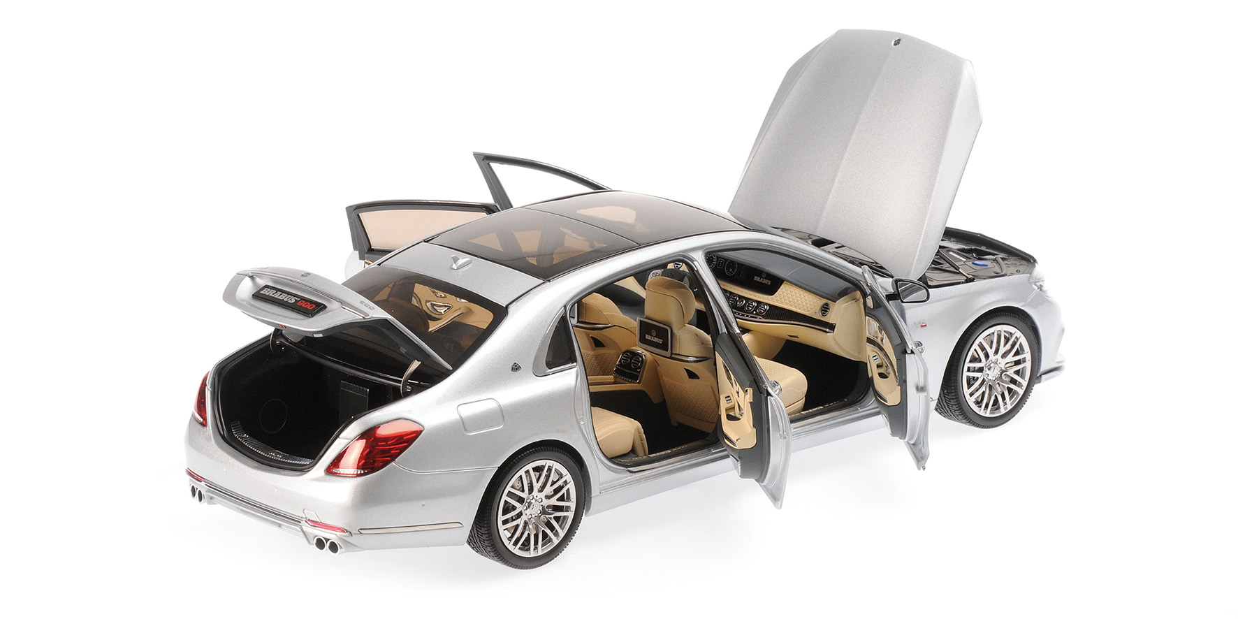BRABUS 900 MERCEDES-MAYBACH S 600 2016 - SILVER