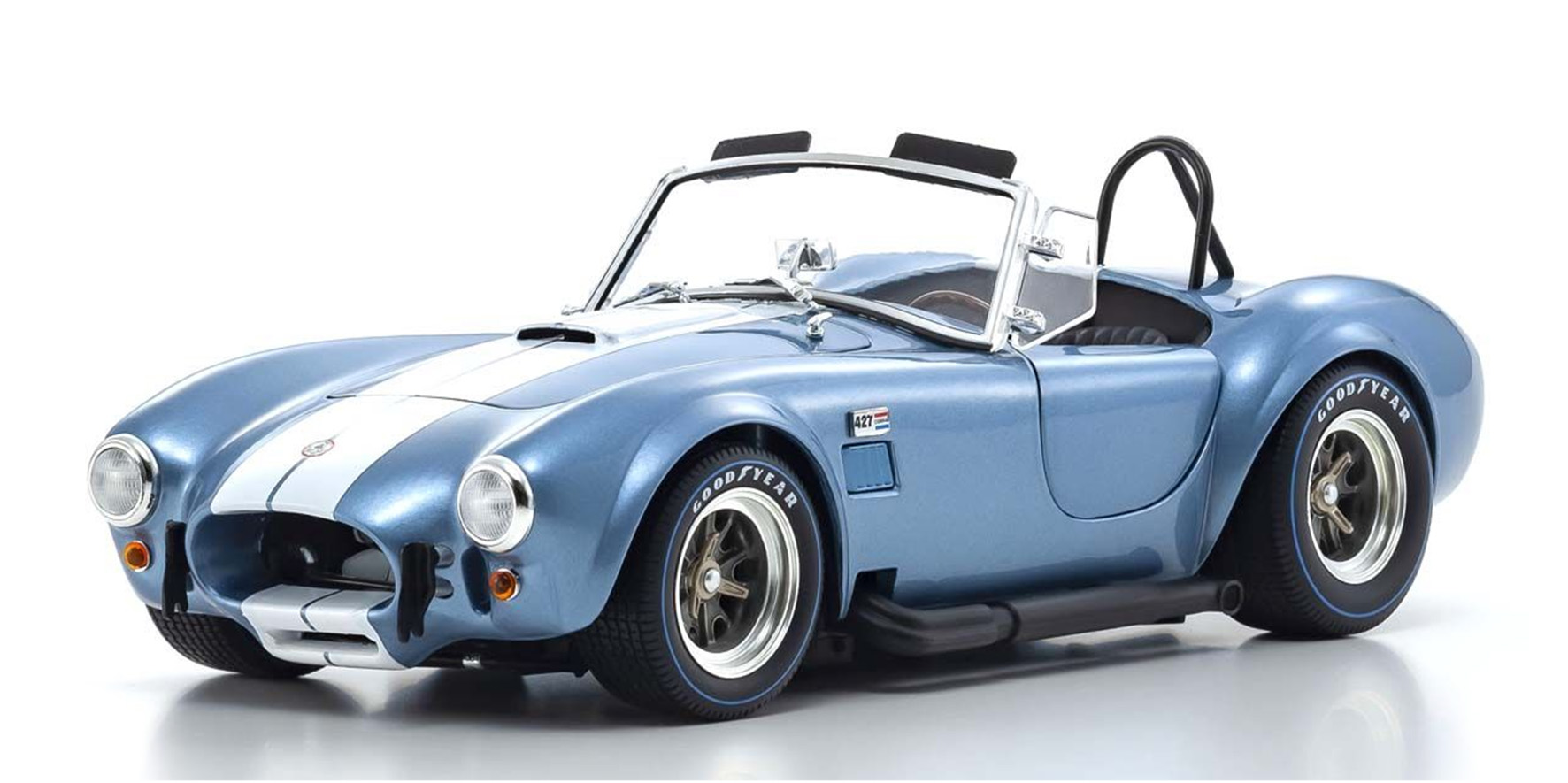 SHELBY COBRA 427 S/C - SAPPHIRE BLUE/WHITE (08047SBL)