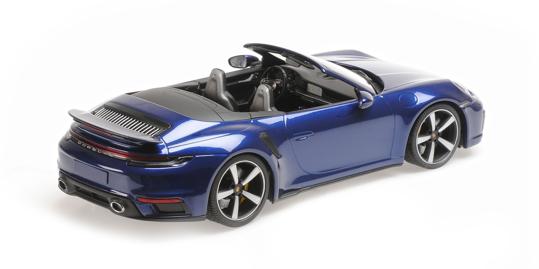 PORSCHE 911 (992)  TURBO S CABRIOLET - 2020 - BLUE METALLIC