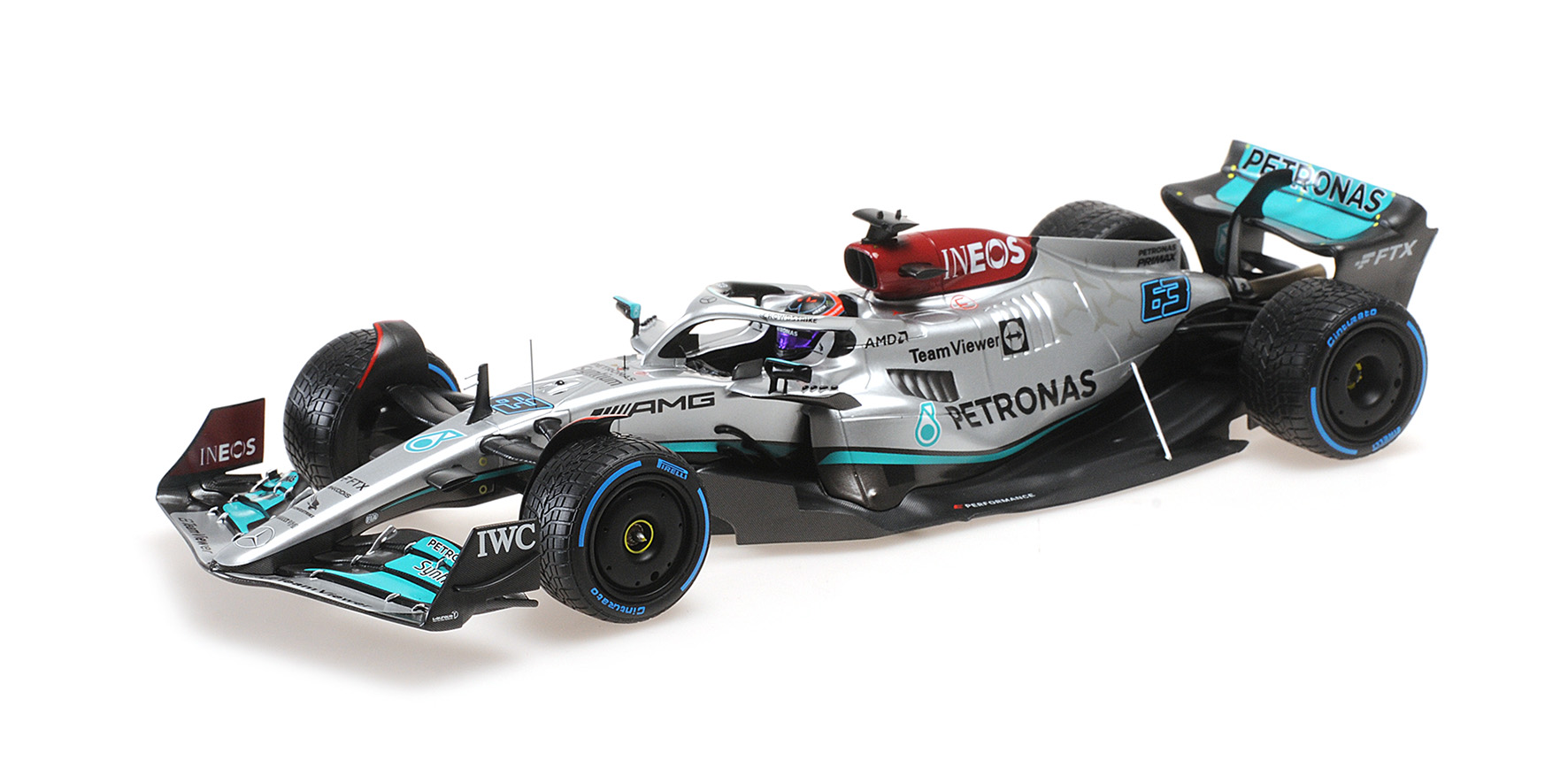 MERCEDES-AMG PETRONAS FORMULA ONE TEAM F1 W13 E PERFORMANCE - GEORGE RUSSELL - MONACO GP 2022