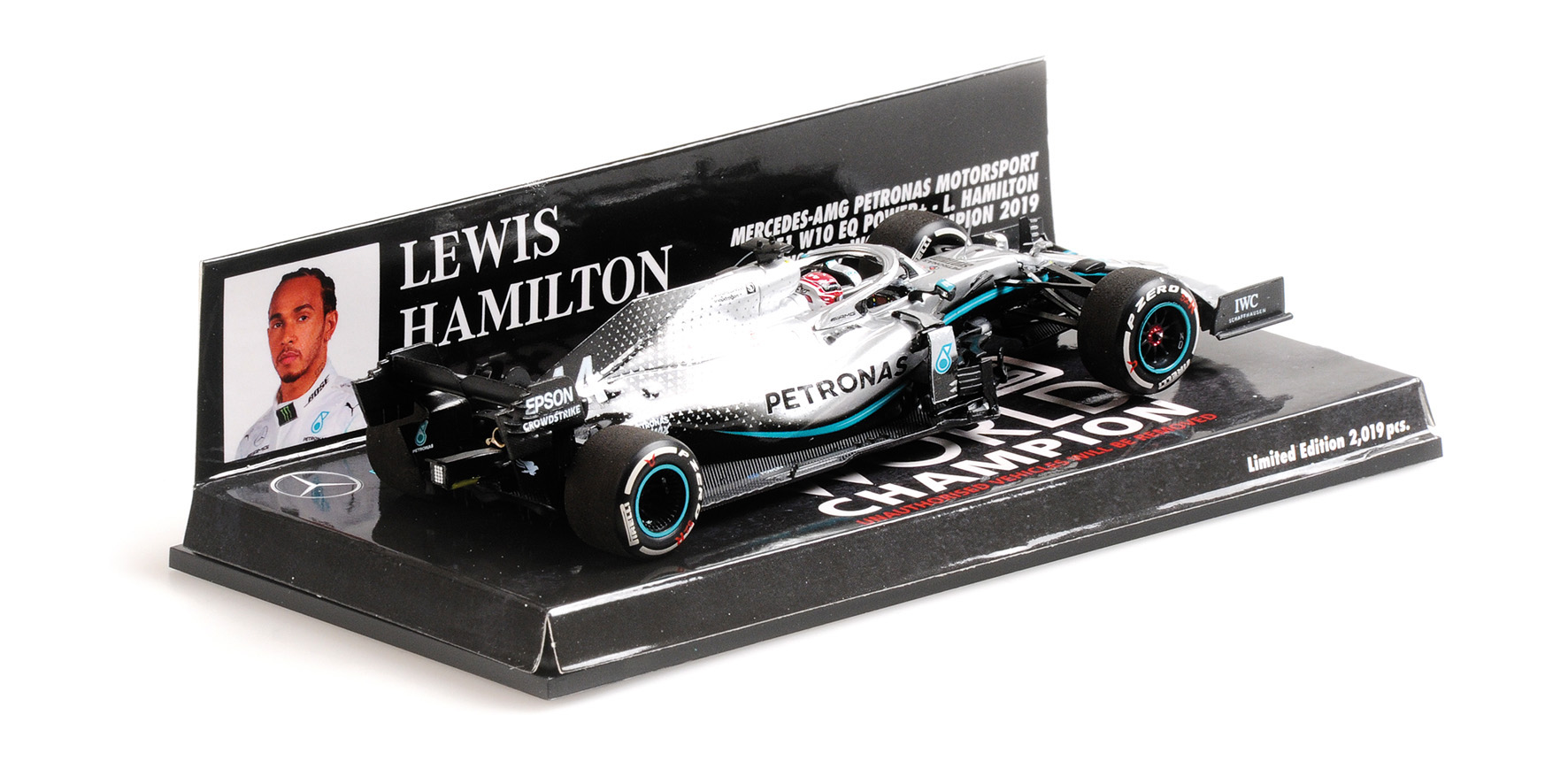MERCEDES-AMG PETRONAS MOTORSPORT F1 W10 EQ POWER+ - LEWIS HAMILTON - WORLD CHAMPION USA GP 2019