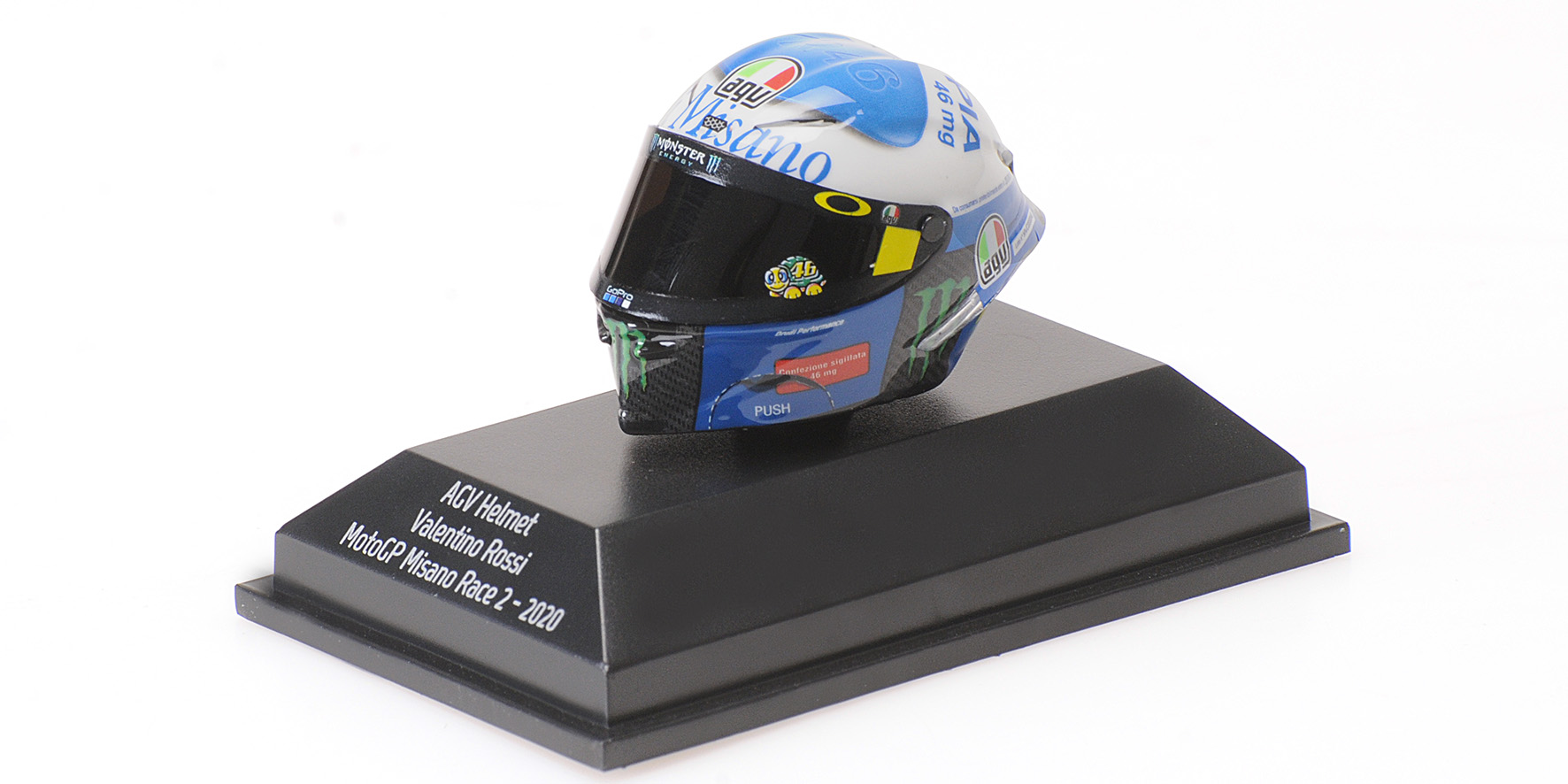 AGV HELMET - VALENTINO ROSSI - MOTOGP MISANO RACE 2 2020