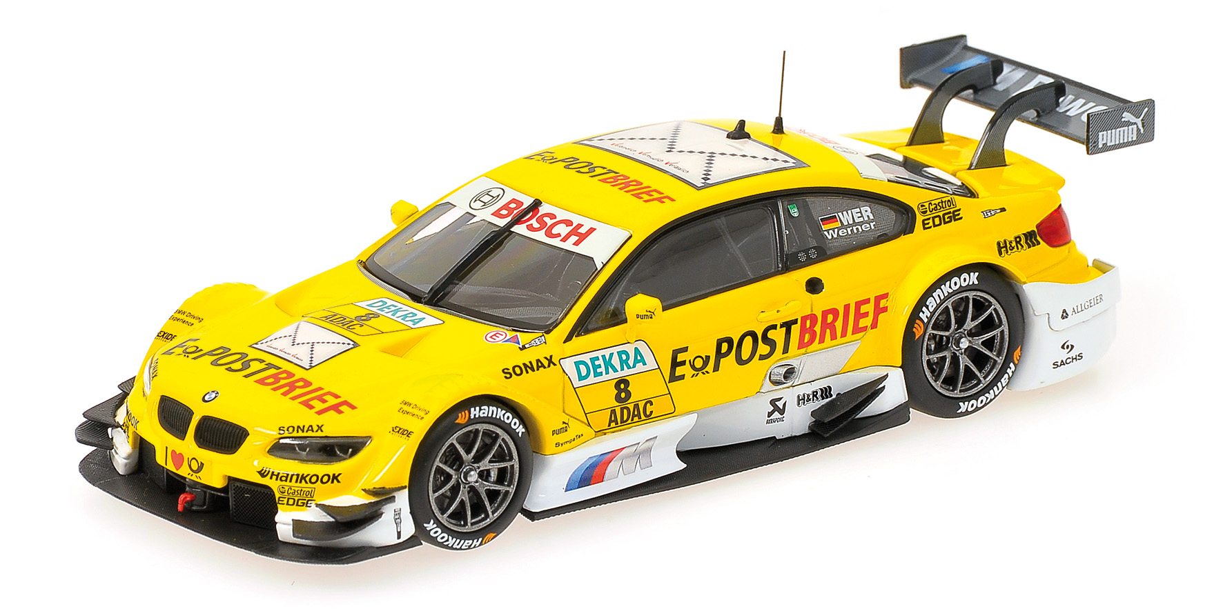 BMW M3 DTM - 'EPOST BRIEF' - BMW TEAM SCHNITZER - DIRK WERNER - DTM 2012