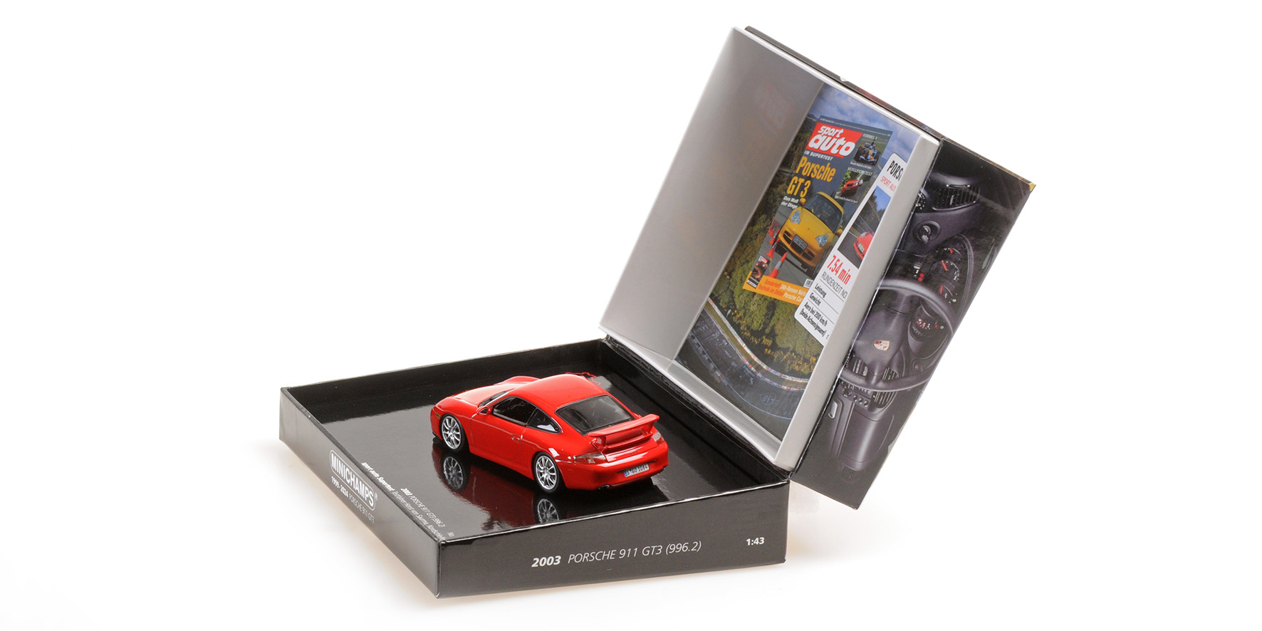 PORSCHE 911 GT3 - 2003 - RED - SPORT AUTO