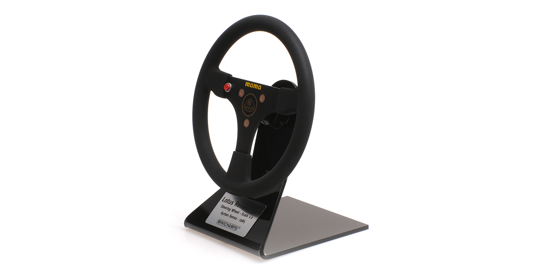 LOTUS RENAULT 97T STEERING WHEEL - 1985 - AYRTON SENNA