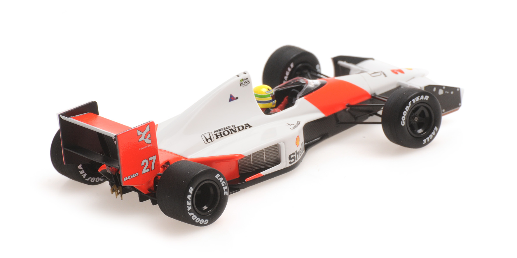 MCLAREN HONDA MP4/5B ELEVATED NOSE CONE TEST CAR - AYRTON SENNA - MONZA 1990