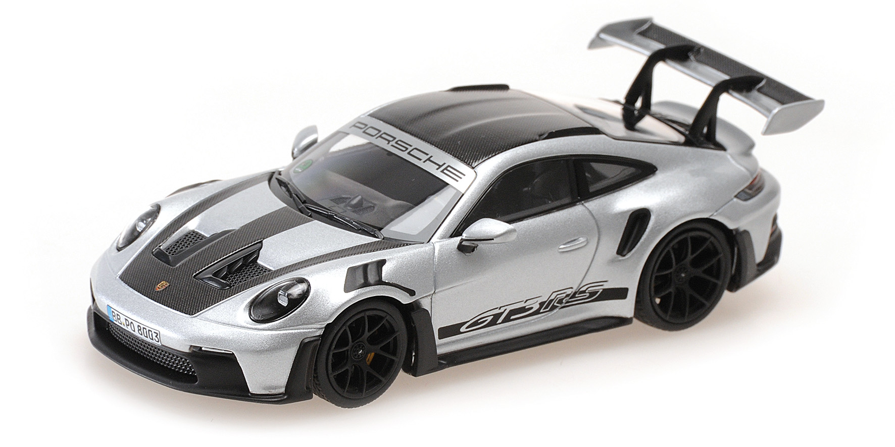 PORSCHE 911 (992) GT3RS - 2022 - SILVER W/ WP BLACK WHEELS