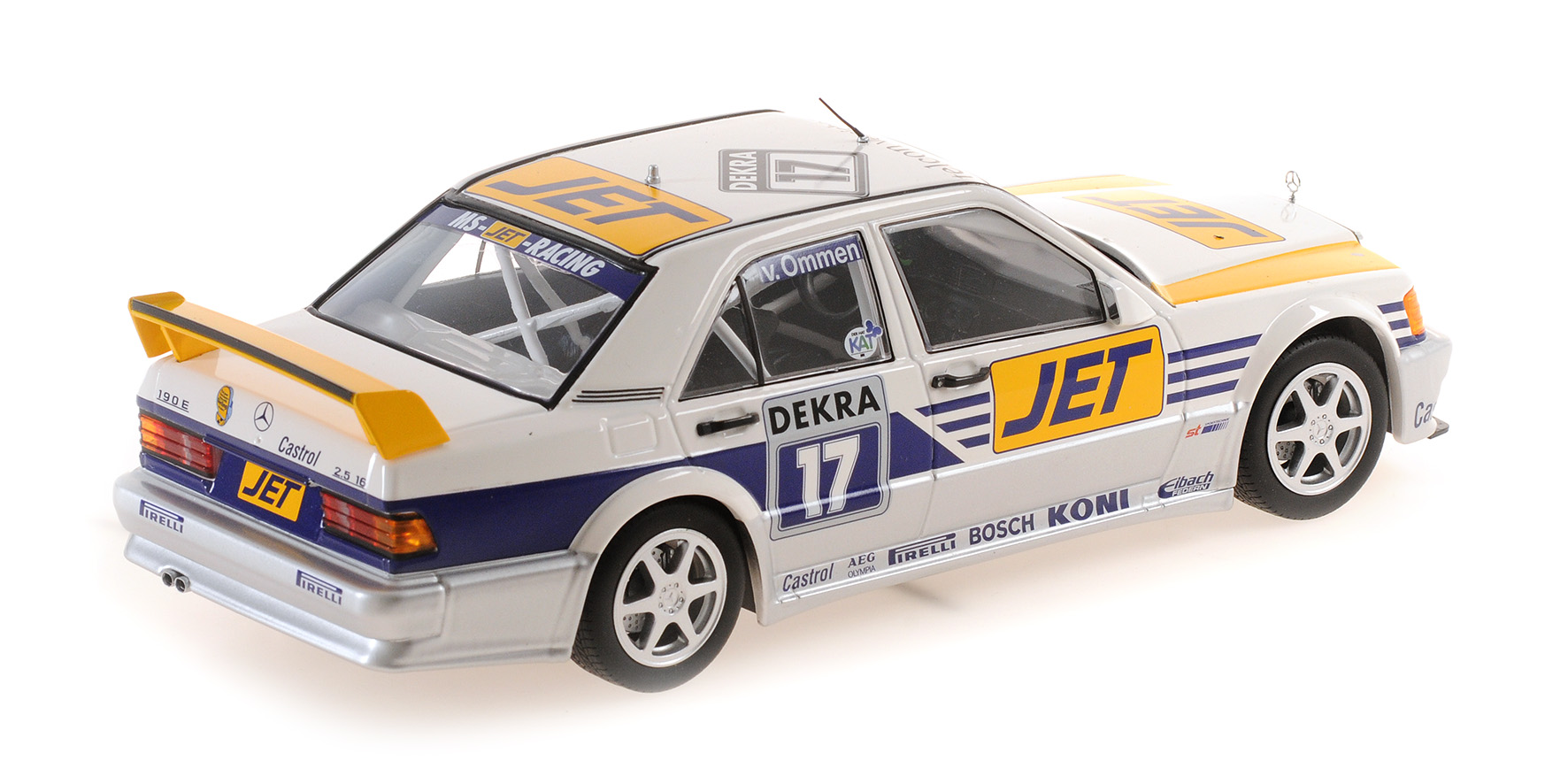 MERCEDES-BENZ 190E 2.5-16 EVO 1 - TEAM MS-JET-RACING - JOERG VAN OMMEN - DTM 1990