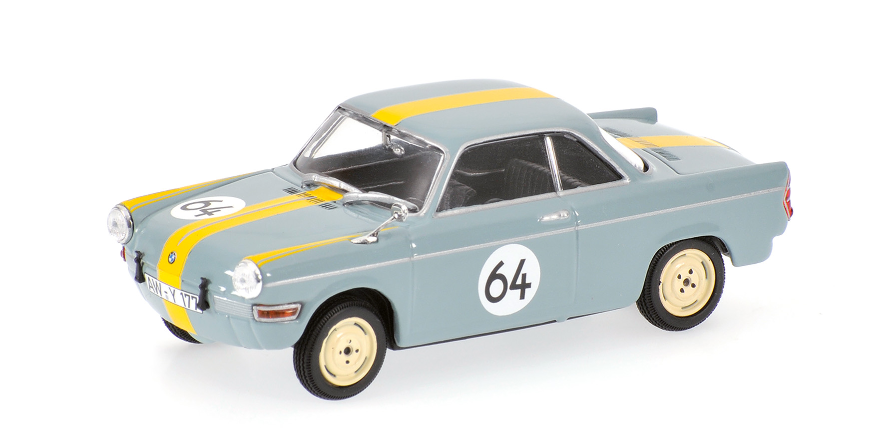 BMW 700 SPORT - MARTINI BMW - HÜLBUSCH/STAUSBERG - 12H TOURENWAGEN NUERBURGRING 1961