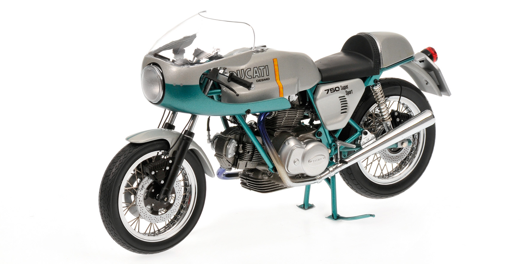 DUCATI 750 SUPER SPORT - 1977 - SILVER/BLUE