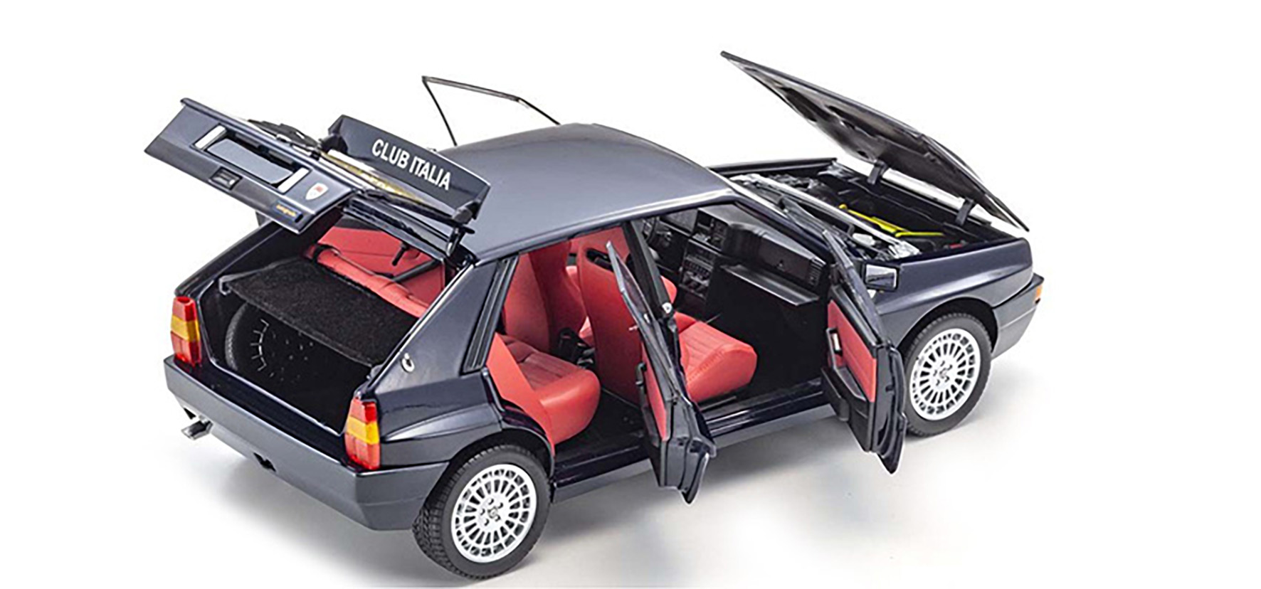 LANCIA DELTA HF INTEGRALE - CLUB ITALIA DARK BLUE (08343SC)