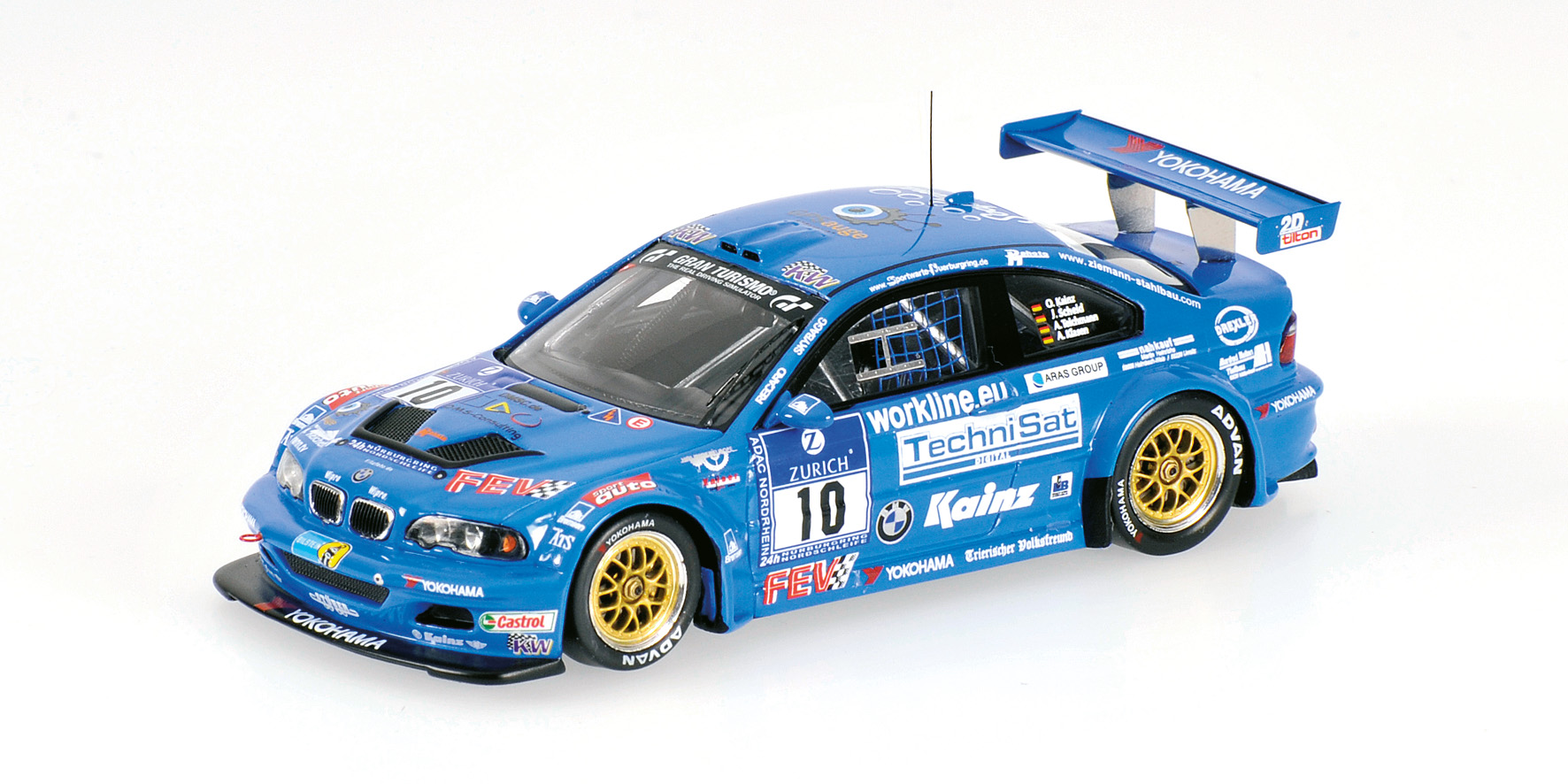 BMW M3 GTS (E46) - TEAM SCUDERIA AUGUSTUSBURG - SCHEID/KAINZ/TEICHMANN/KLASEN - 24H NÜRBURGRING 2008