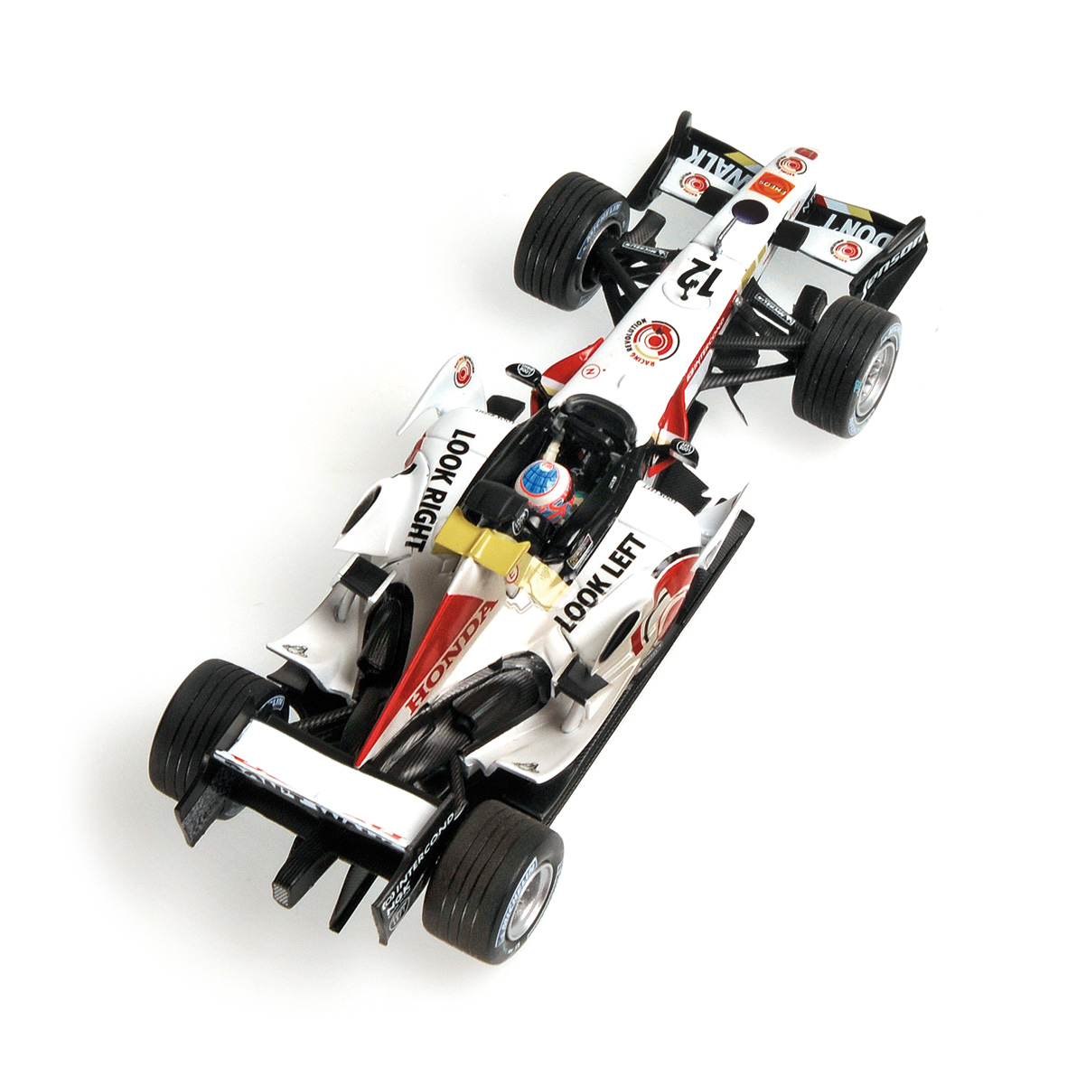 HONDA F1 RACING RA106 - JENSON BUTTON - WINNER HUNGARY GP 2006 - 'DIRTY VERSION'