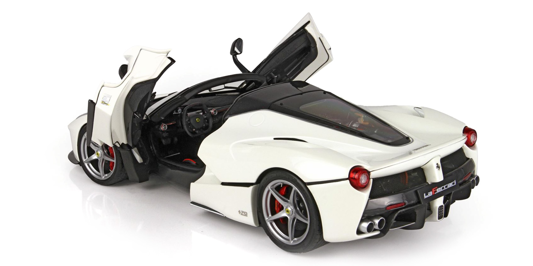FERRARI LAFERRARI APERTA - BIANCO ITALIA