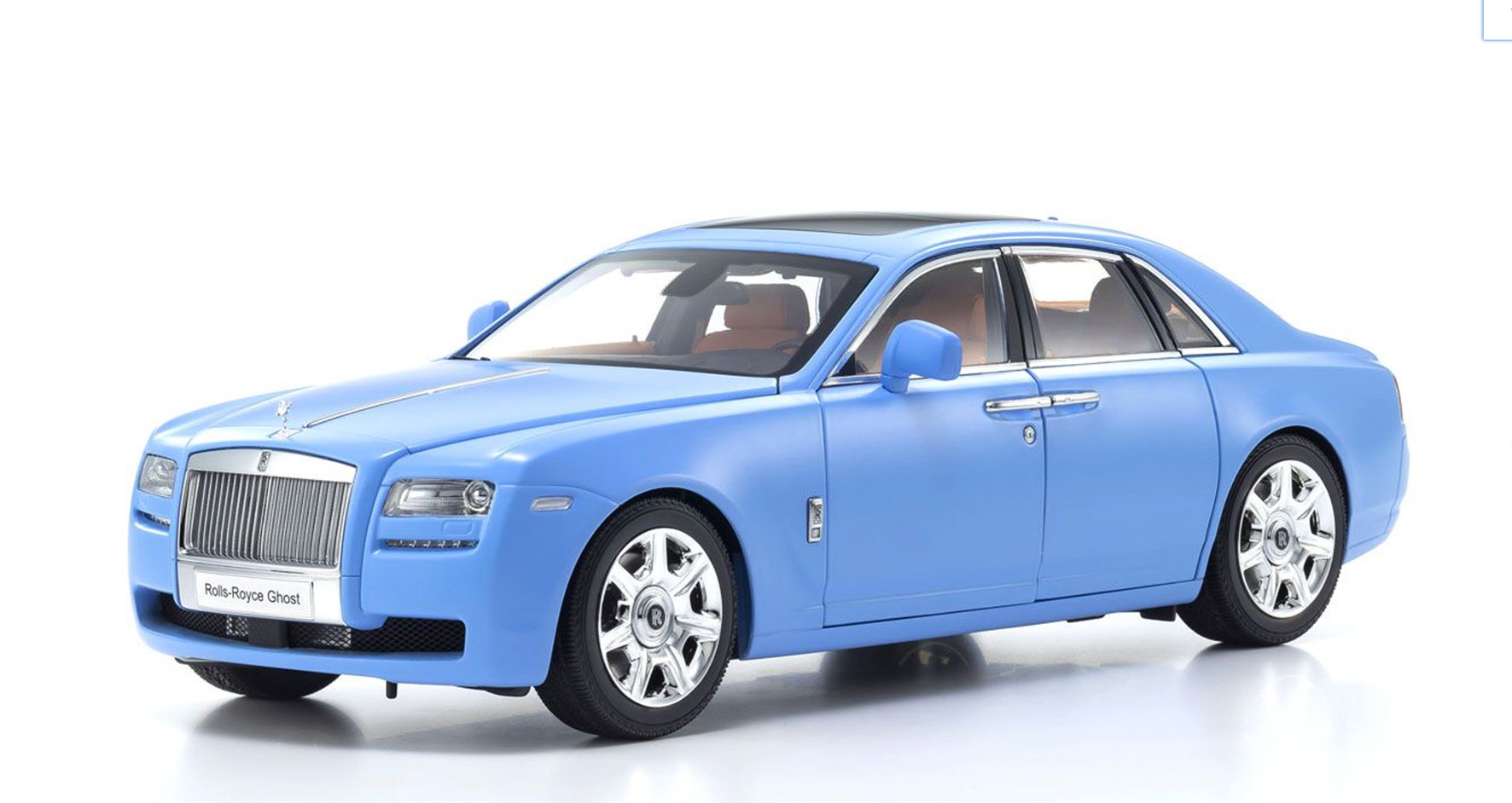 ROLLS ROYCE GHOST - LIGHT BLUE MATT (08802LB)