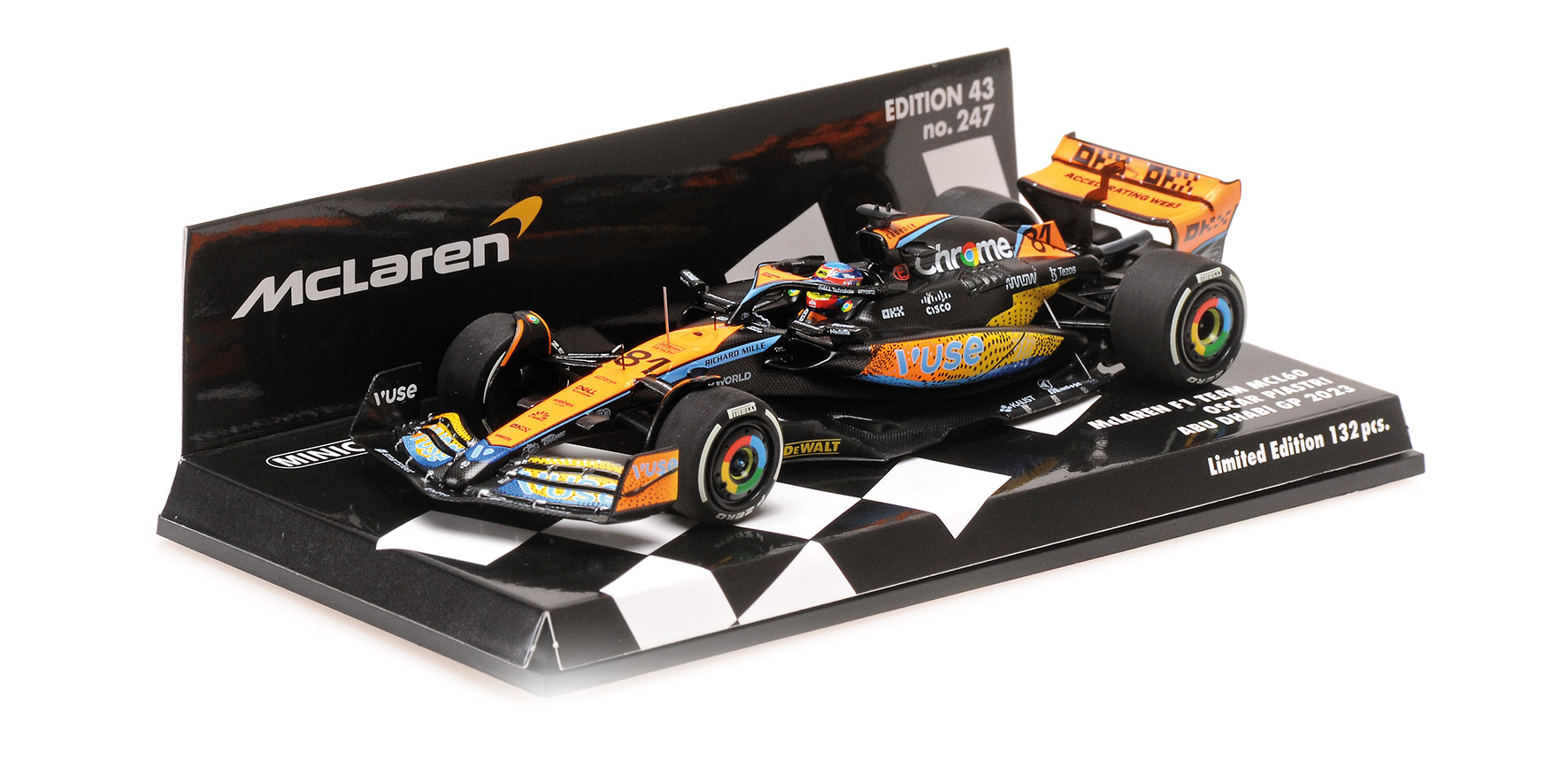 MCLAREN F1 TEAM MCL60 - OSCAR PIASTRI - ABU DHABI GP 2023