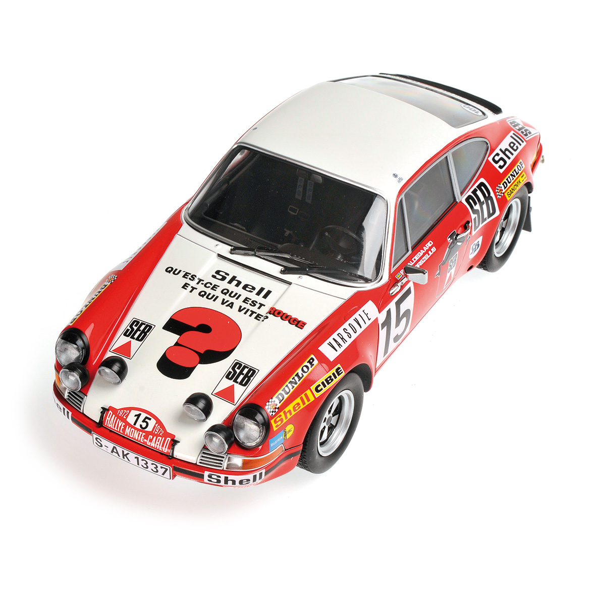 PORSCHE 911 S  - WALDEGARD/THORSZELIUS - RALLYE MONTE CARLO 1972