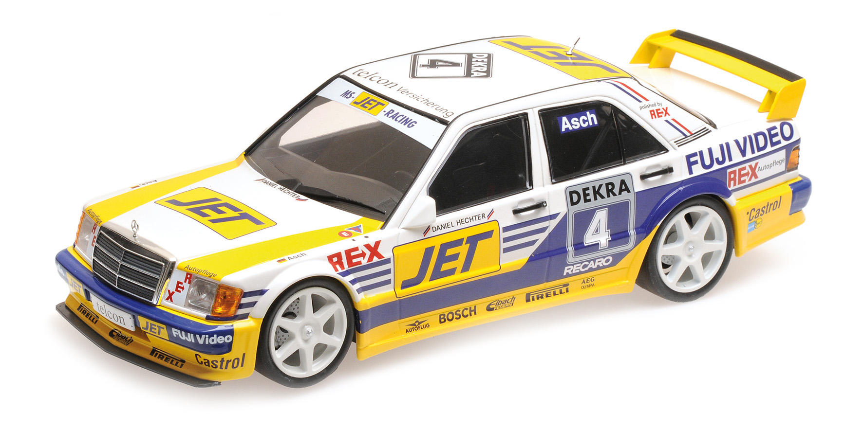 MERCEDES-BENZ 190E 2.5-16 EVO 1 - TEAM MS-JET - ROLAND ASCH - DTM 1989