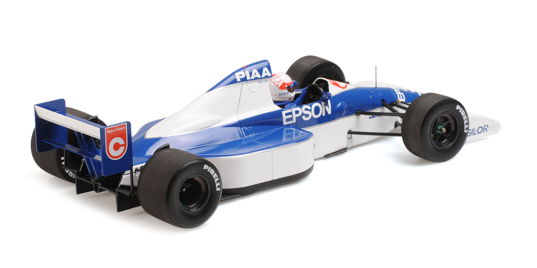 TYRRELL FORD 018 - SATORU NAKAJIMA - 6TH PLACE USA GP 1990