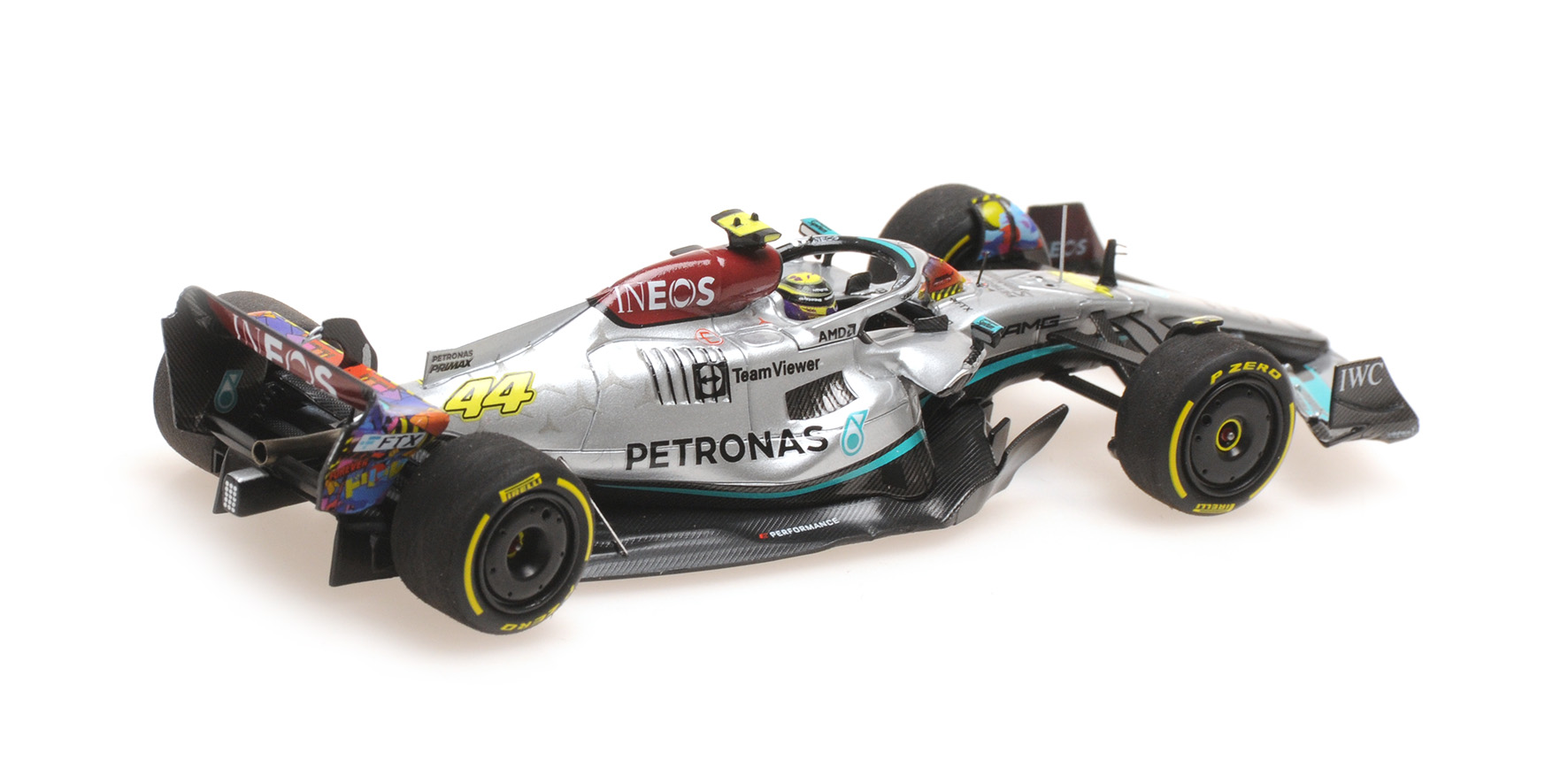 MERCEDES-AMG PETRONAS FORMULA ONE TEAM F1 W13 E PERFORMANCE - LEWIS HAMILTON - MIAMI GP 2022