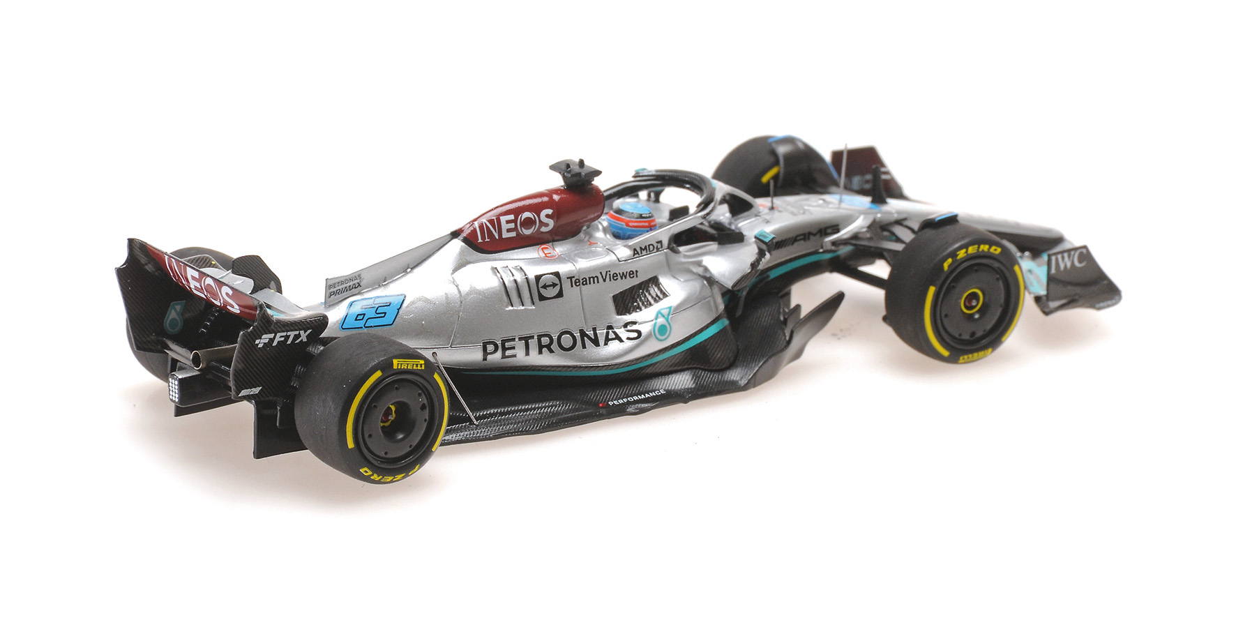MERCEDES-AMG PETRONAS FORMULA ONE TEAM F1 W13 E PERFORMANCE - G. RUSSELL - 3RD HUNGARIAN GP 2022