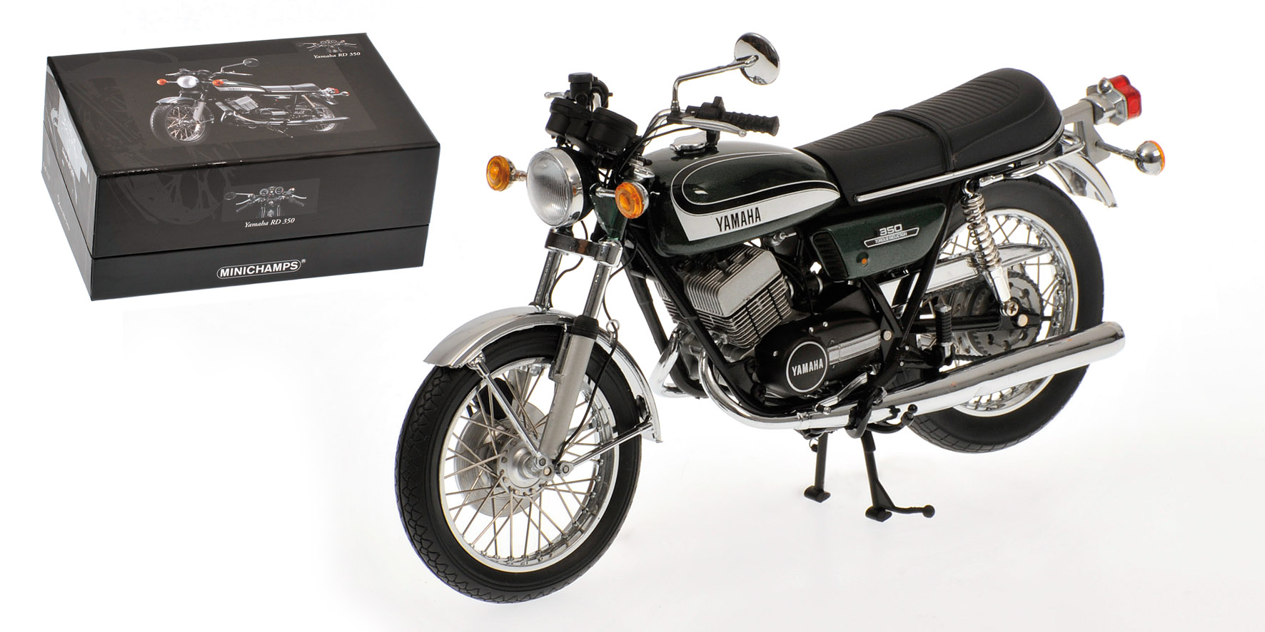 YAMAHA RD 350 - 1973 - GREEN METALLIC