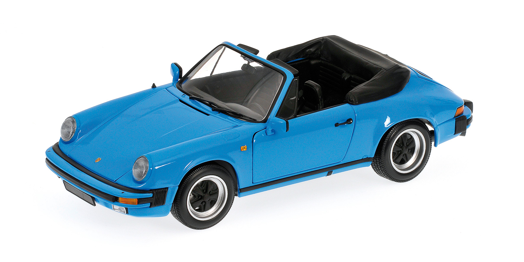 PORSCHE 911 CARRERA CABRIOLET - 1983 - BLUE