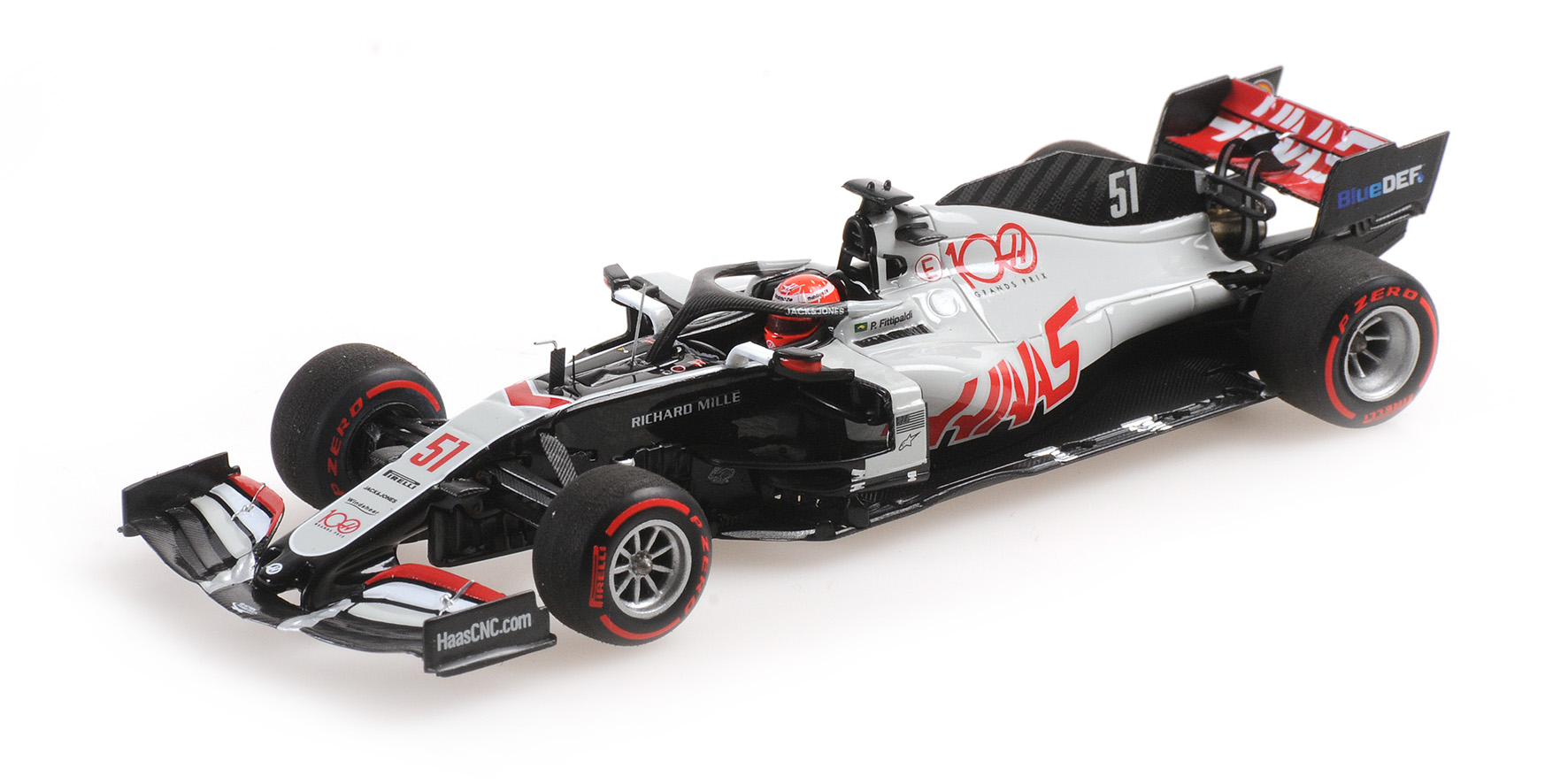 HAAS F1 TEAM VF-20 - PIETRO FITTIPALDI - ABU DHABI GP 2020