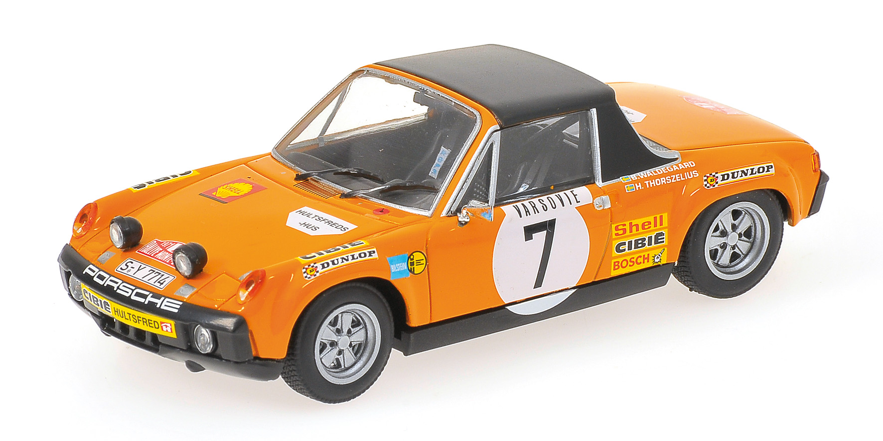 PORSCHE 914/6 - WALDEGAARD/THORSZELIUS - MONTE CARLO RALLY - 1971