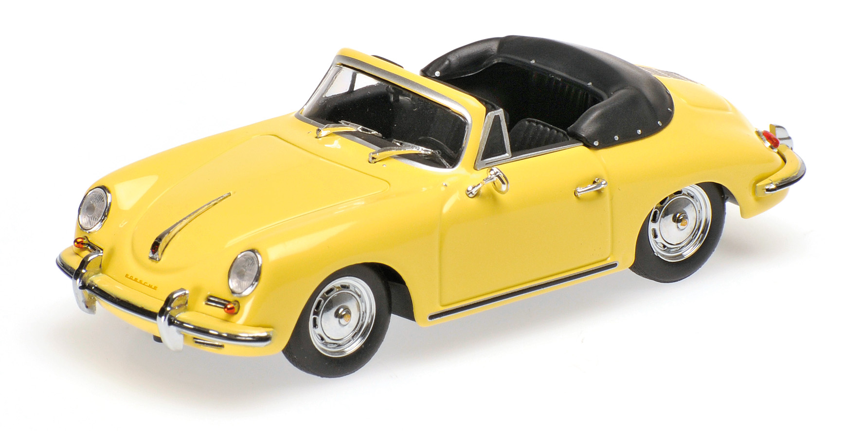 PORSCHE 356 B CABRIOLET - 1960 - YELLOW