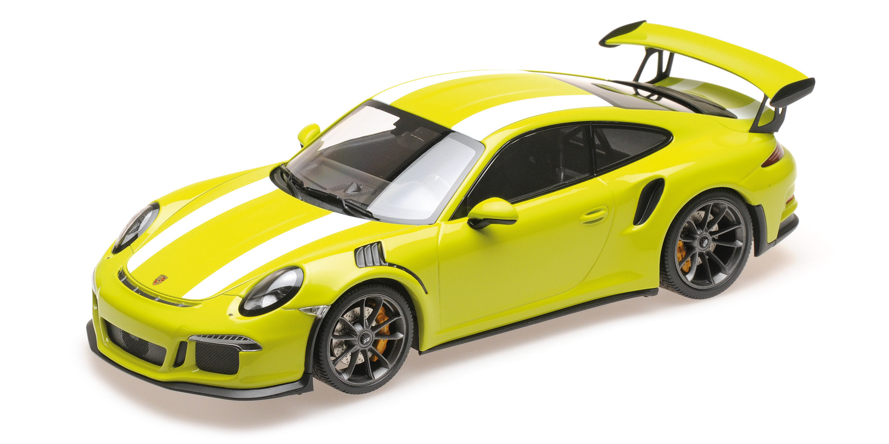PORSCHE 911 GT3 RS (991) - 2015 - LICHTGRÜN W/WHITE STRIPE
