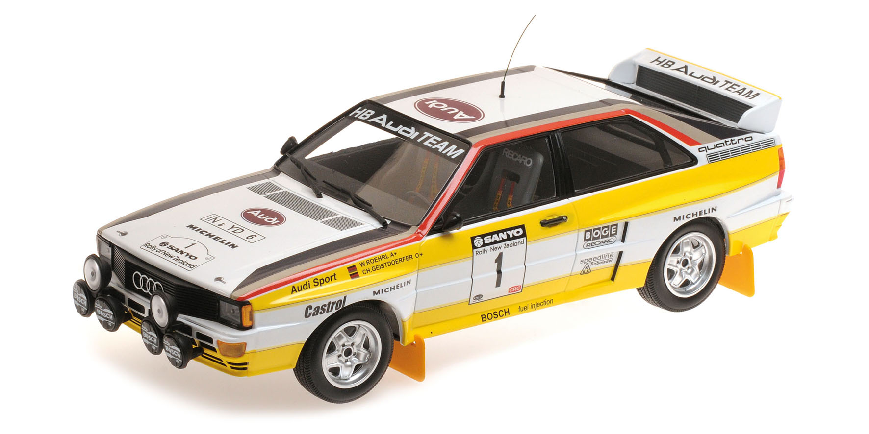 AUDI QUATTRO A2 - AUDI SPORT - RÖHRL/GEISTDÖRFER - SANYO RALLY OF NEW ZEALAND 1984