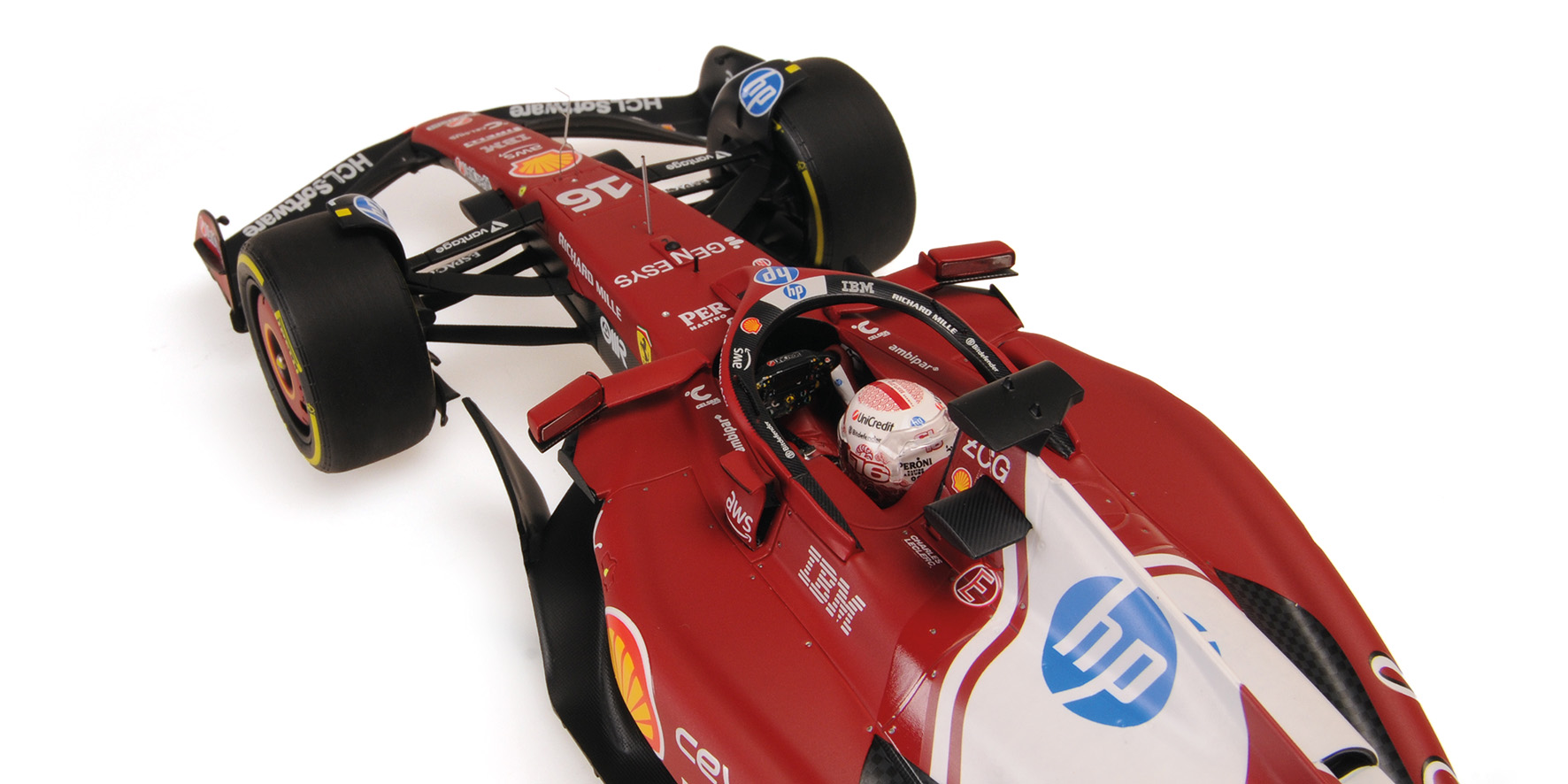 FERRARI SF-25 - CHARLES LECLERC - SPRINT RACE CHINA GP 2025 W/DRIVER FIGURINE