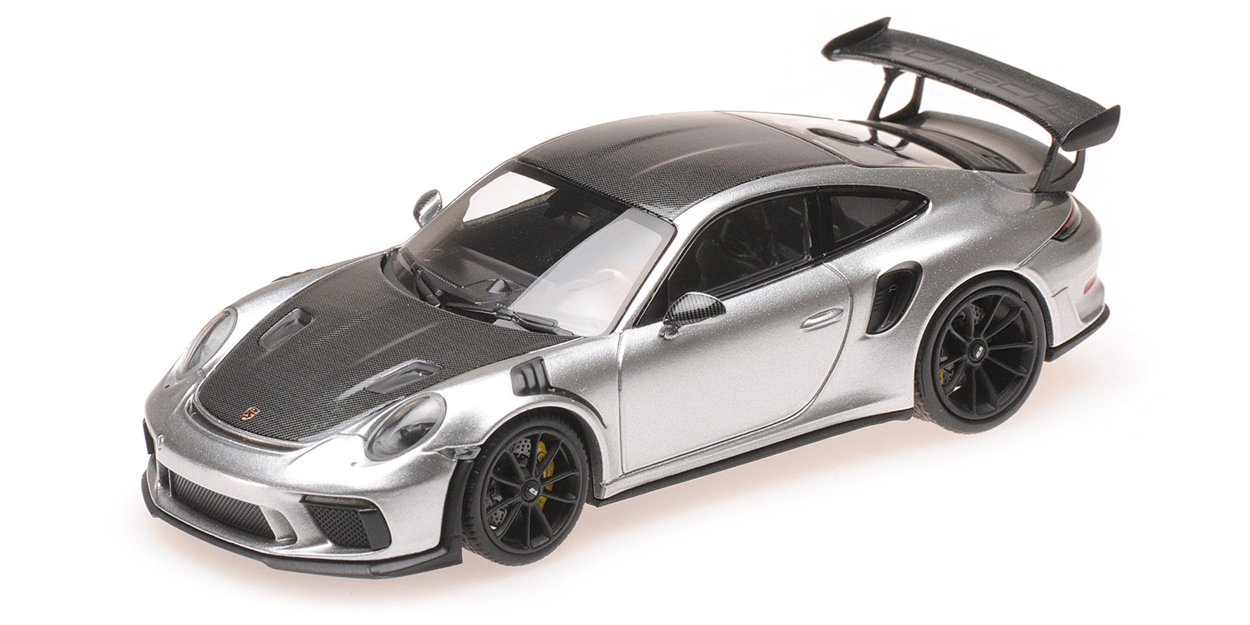 PORSCHE 911 (991.2) GT3RS - 2018 - GT-SILBERMETALLIC (WEISSACHPAKET) - EXCLUSIVE FOR MINICHAMPS.DE