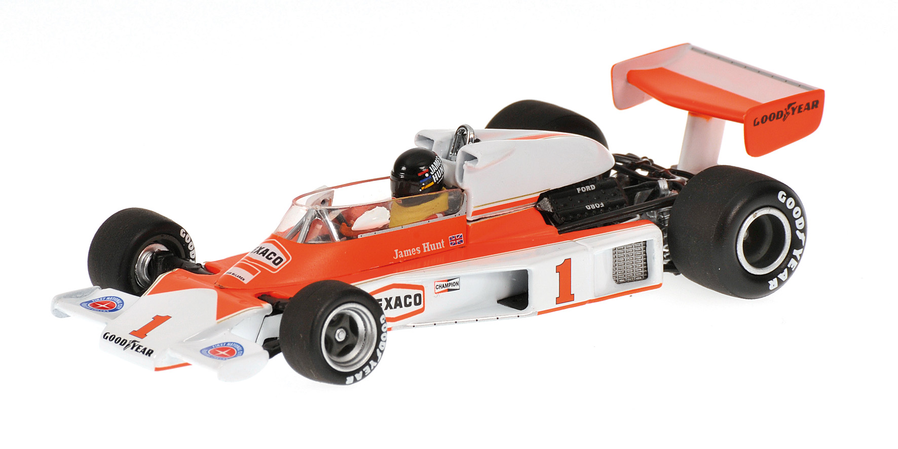 MCLAREN FORD M23 - JAMES HUNT - US GP 1977 - WITH ENGINE