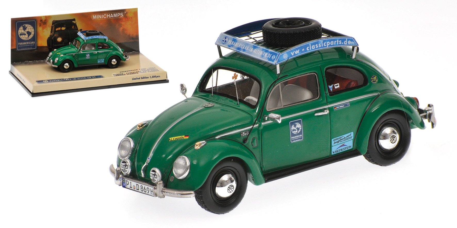 VOLKSWAGEN KÄFER BREZEL - ALASKA - FEUERLAND