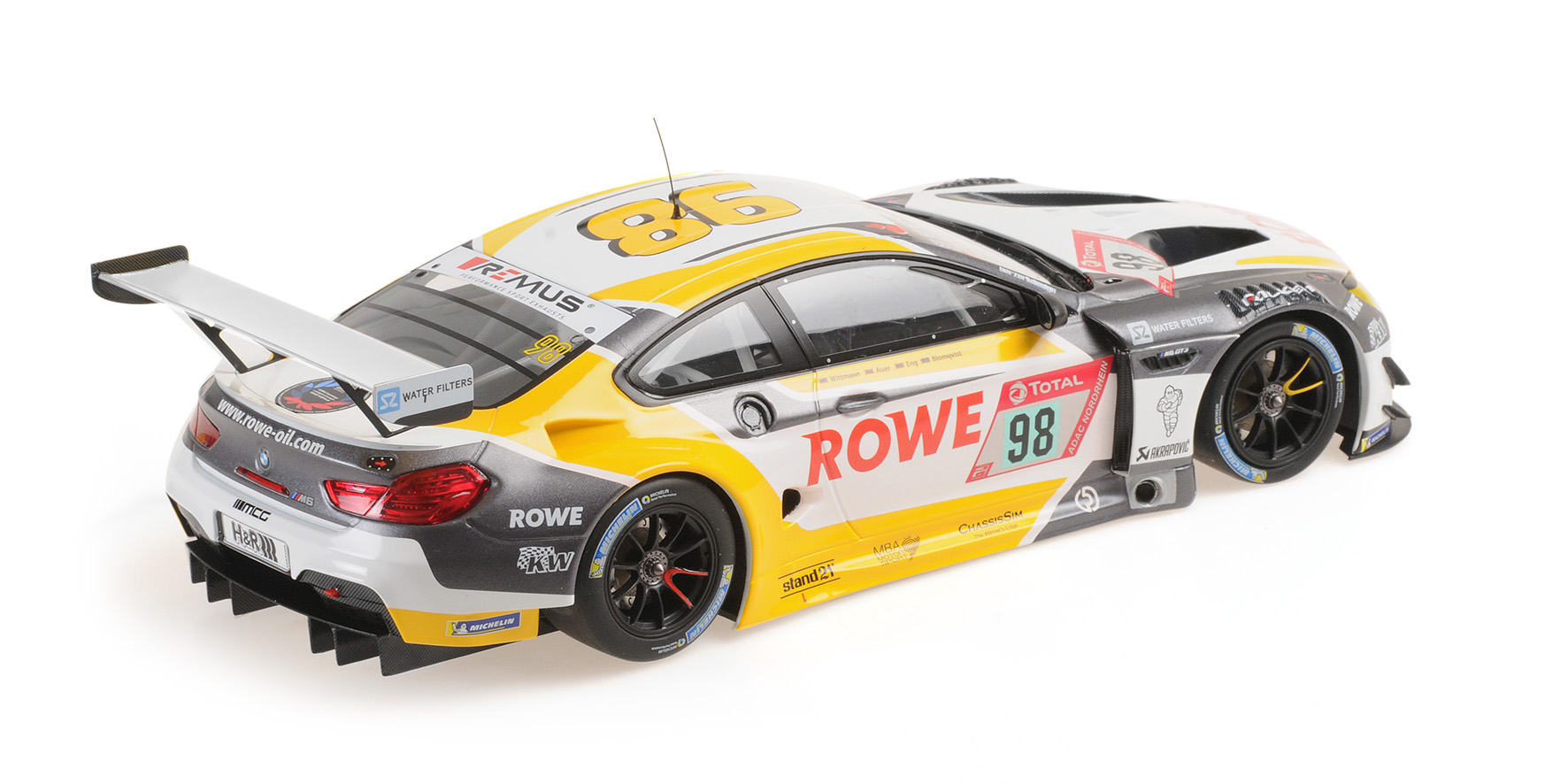 BMW M6 GT3 - ROWE RACING - WITTMANN/BLOMQVIST/ENG - 4TH 24H NÜRBURGRING 2020