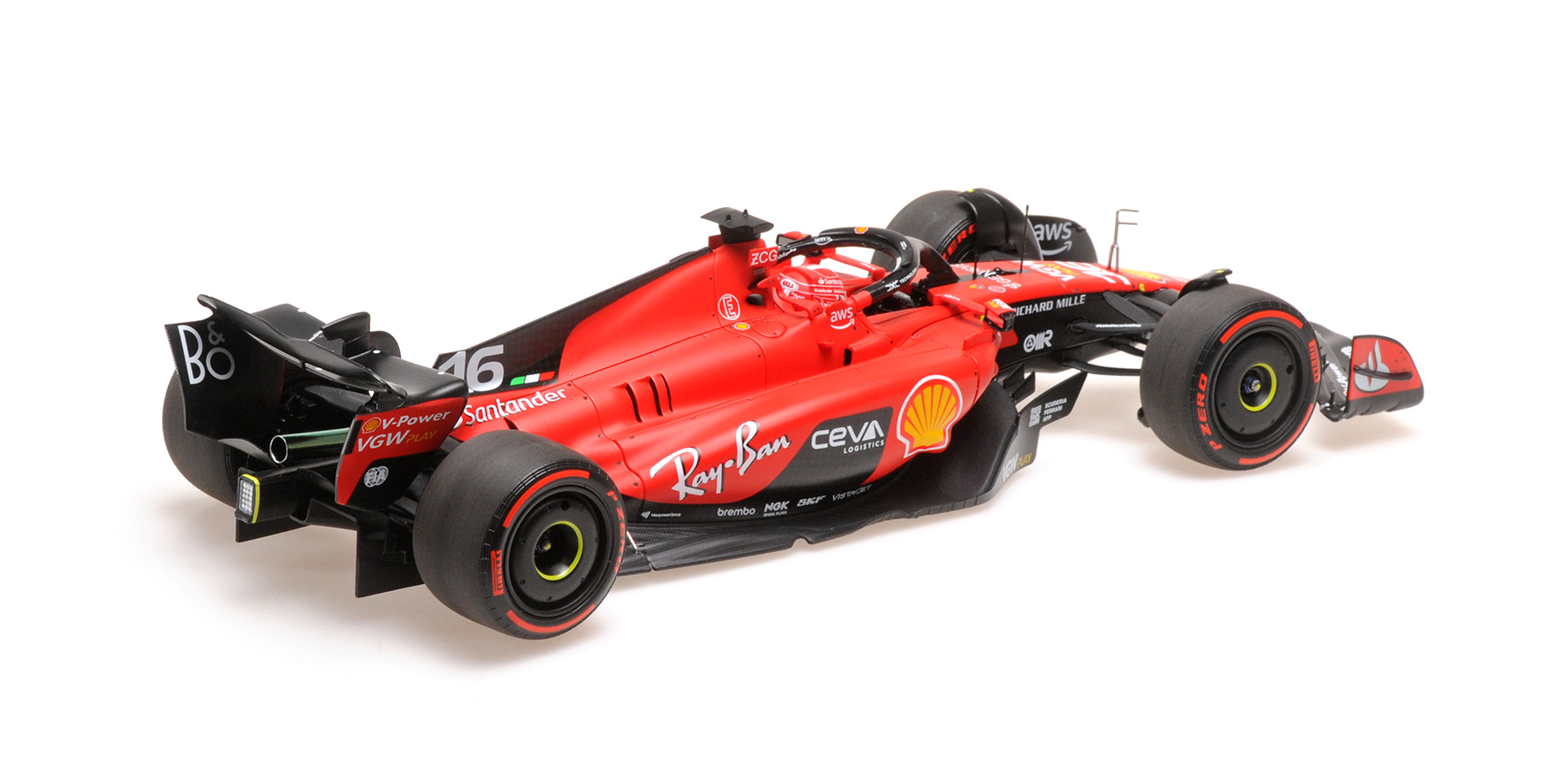 FERRARI SF-23 - CHARLES LECLERC - GP BELGIUM 2023