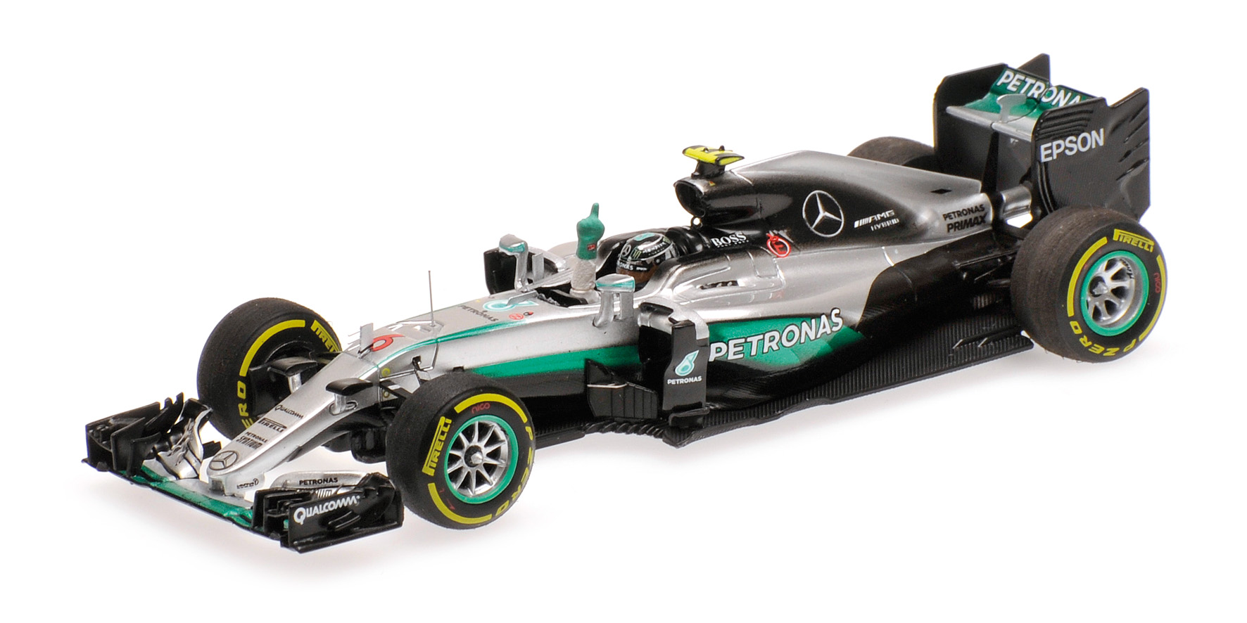 MERCEDES AMG PETRONAS F1 TEAM - F1 W07 HYBRID - ROSBERG - WORLD CHAMPION - ABU DHABI GP 2016