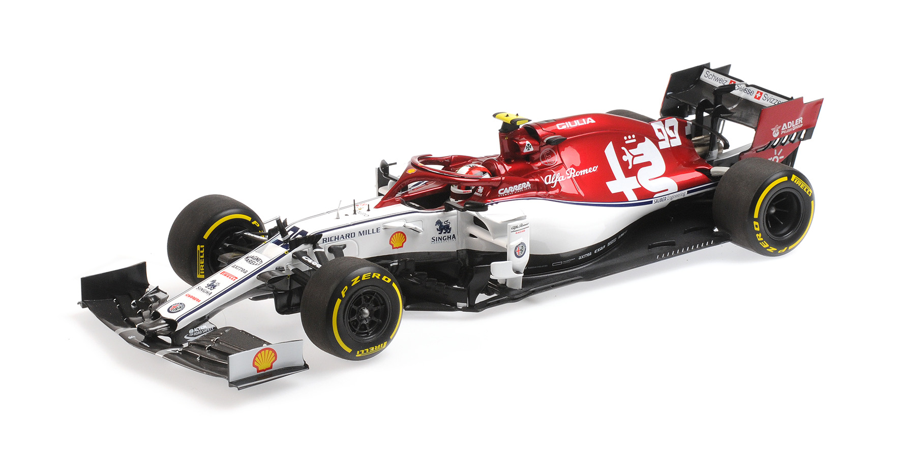 ALFA ROMEO RACING C38 - ANTONIO GIOVINAZZI - 2019