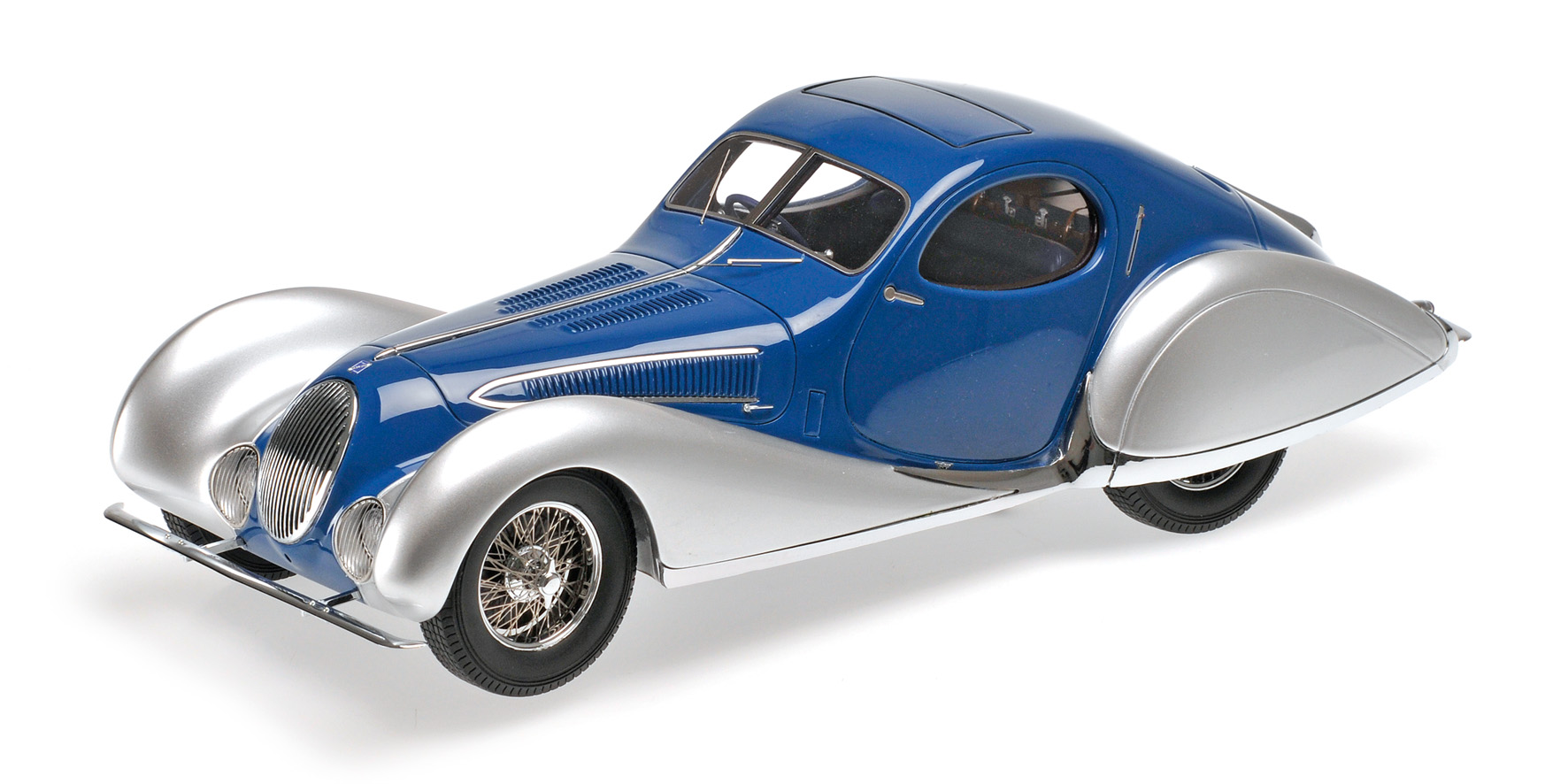 TALBOT LAGO T150-C-SS COUPÉ - 1937 - BLUE/SILVER