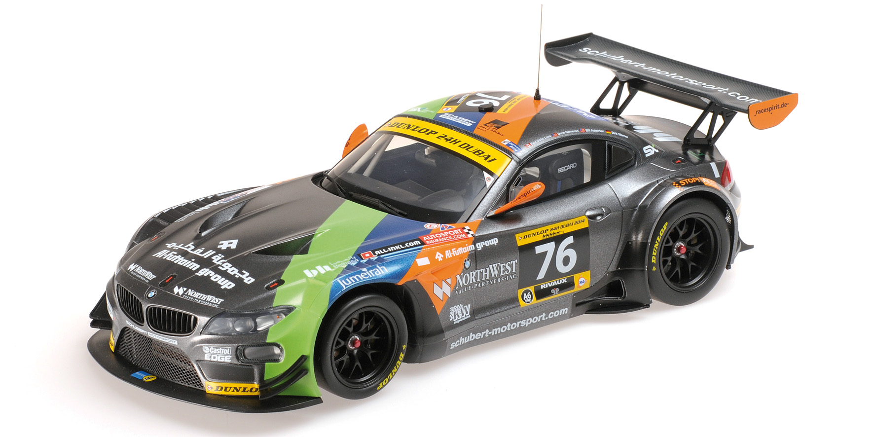 BMW Z4 GT3 (E89) - SX TEAM SCHUBERT - AUBERLEN/CAMERON/DALLA LANA/WERNER/HÜRTGEN - 24H DUBAI 2014