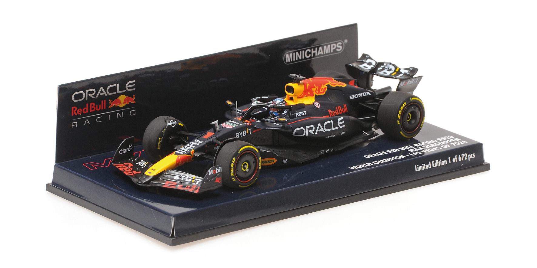 ORACLE RED BULL RACING RB20 - MAX VERSTAPPEN - LAS VEGAS GP 2024 - WORLD CHAMPION