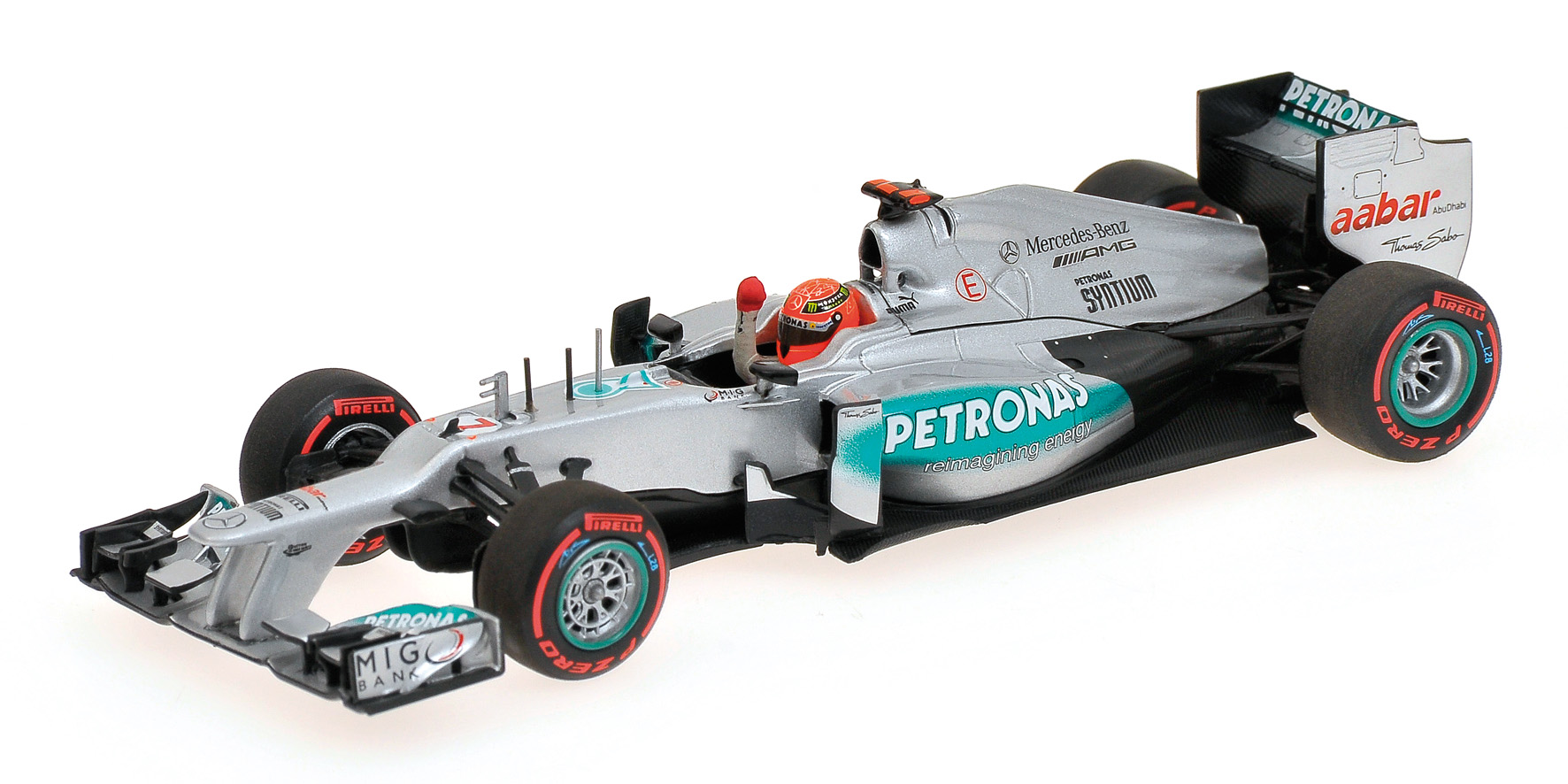 MERCEDES AMG PETRONAS F1 TEAM W03 - MICHAEL SCHUMACHER - POLE POSITION MONACO GP 2012