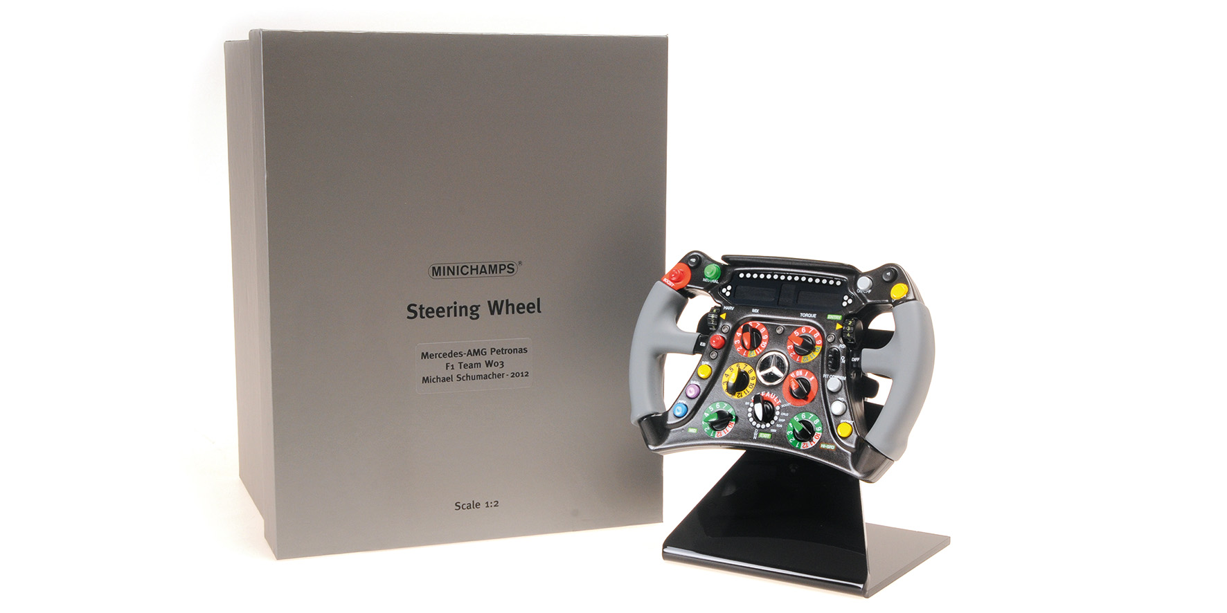 STEERING WHEEL MERCEDES AMG PETRONAS F1 TEAM W03 - MICHAEL SCHUMACHER 2012