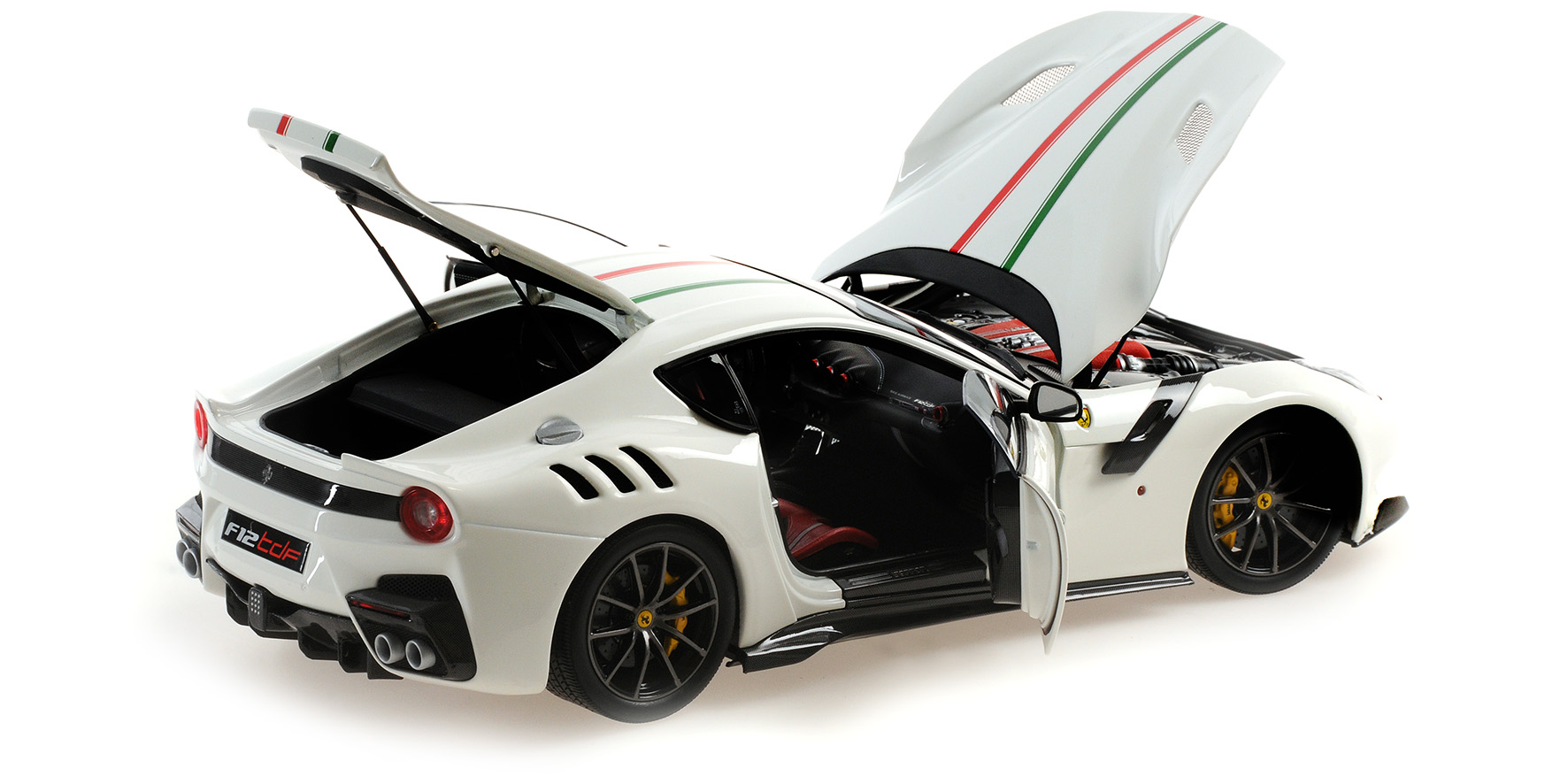 FERRARI F12 TDF - BIANCO AVUS TRICOLORE